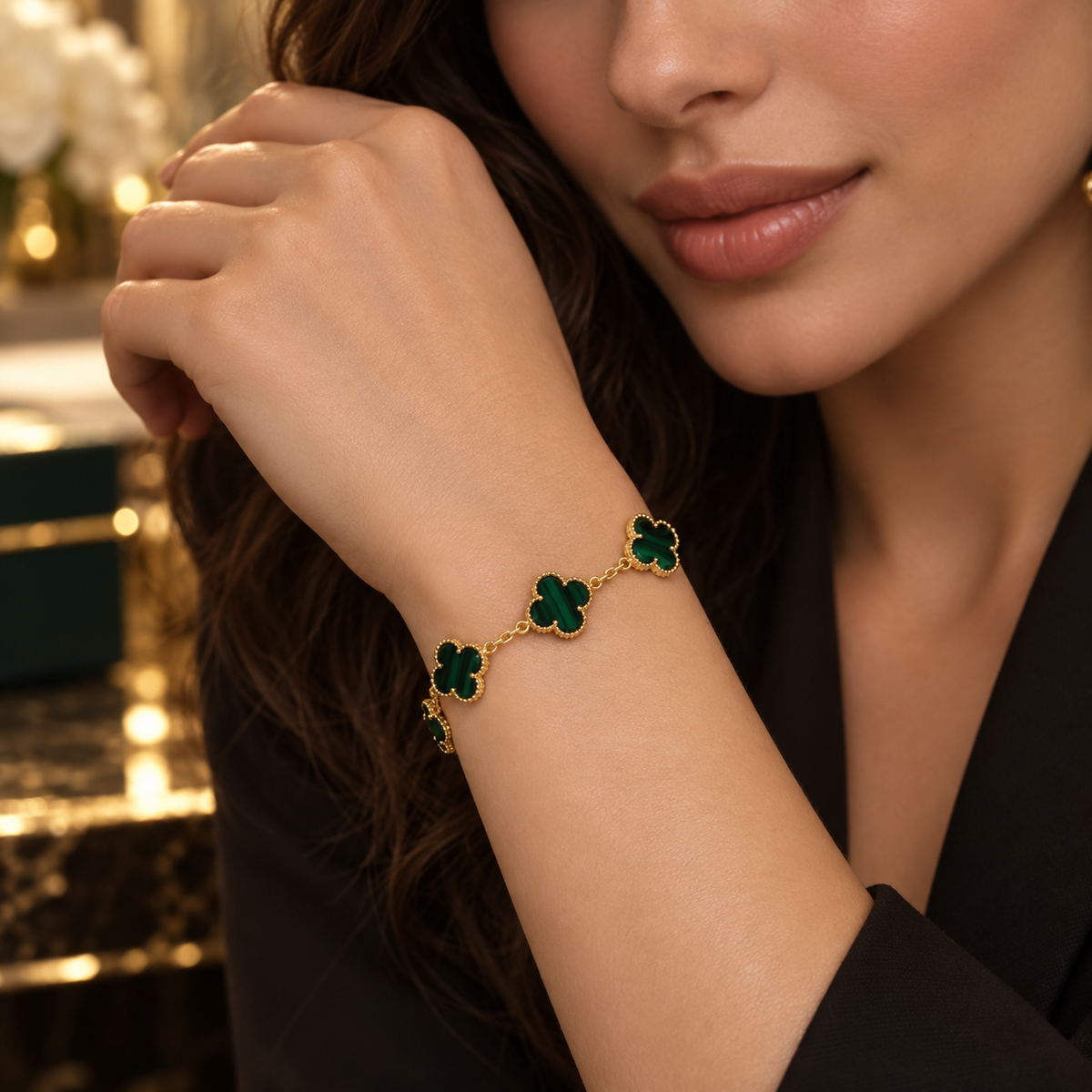 Seda Clover Bracelet – Elegance in Every Shade
