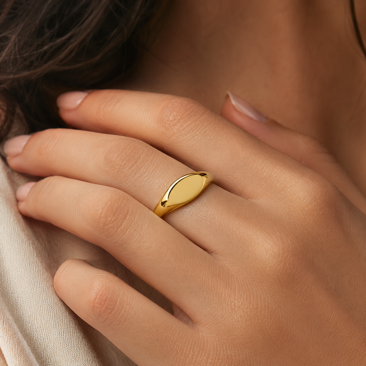 Classic Oval Signet Ring