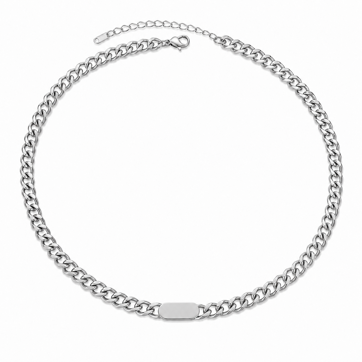 Cuban Chain Necklace – Gold & Silver ✨