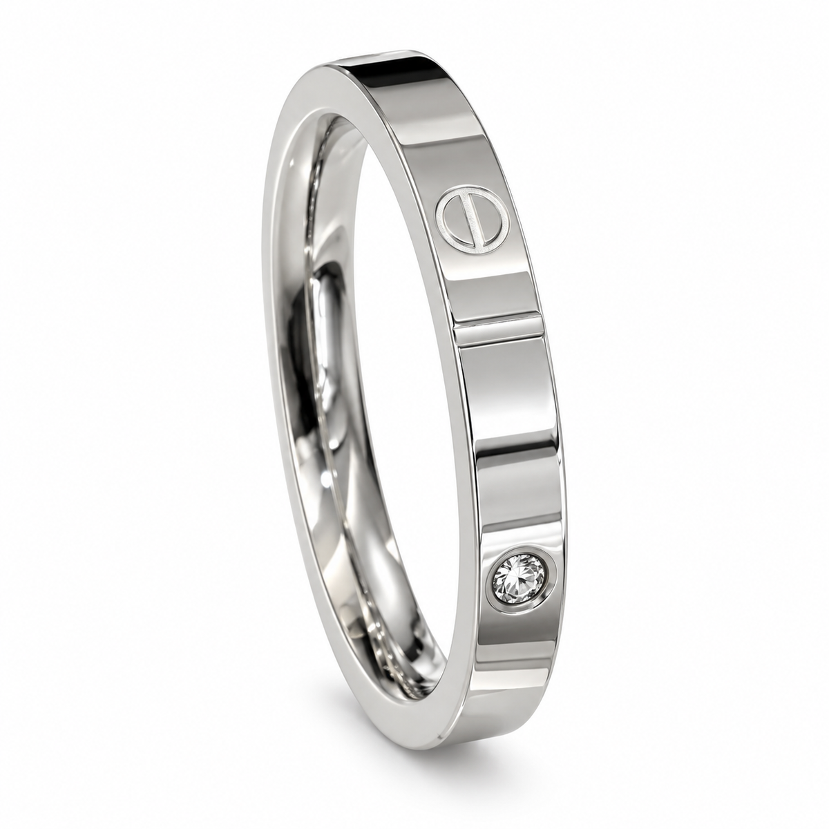 Thin with stone Classic Love Band