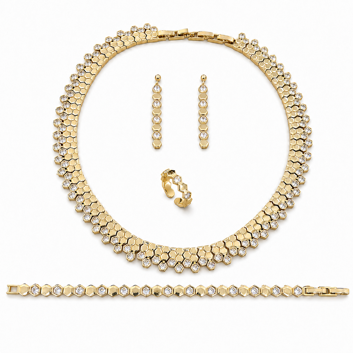 Honeycomb Jewelry Set