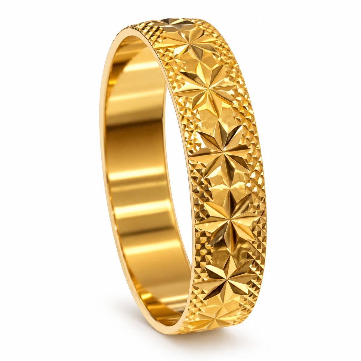 wedding ring Starburst– Gold