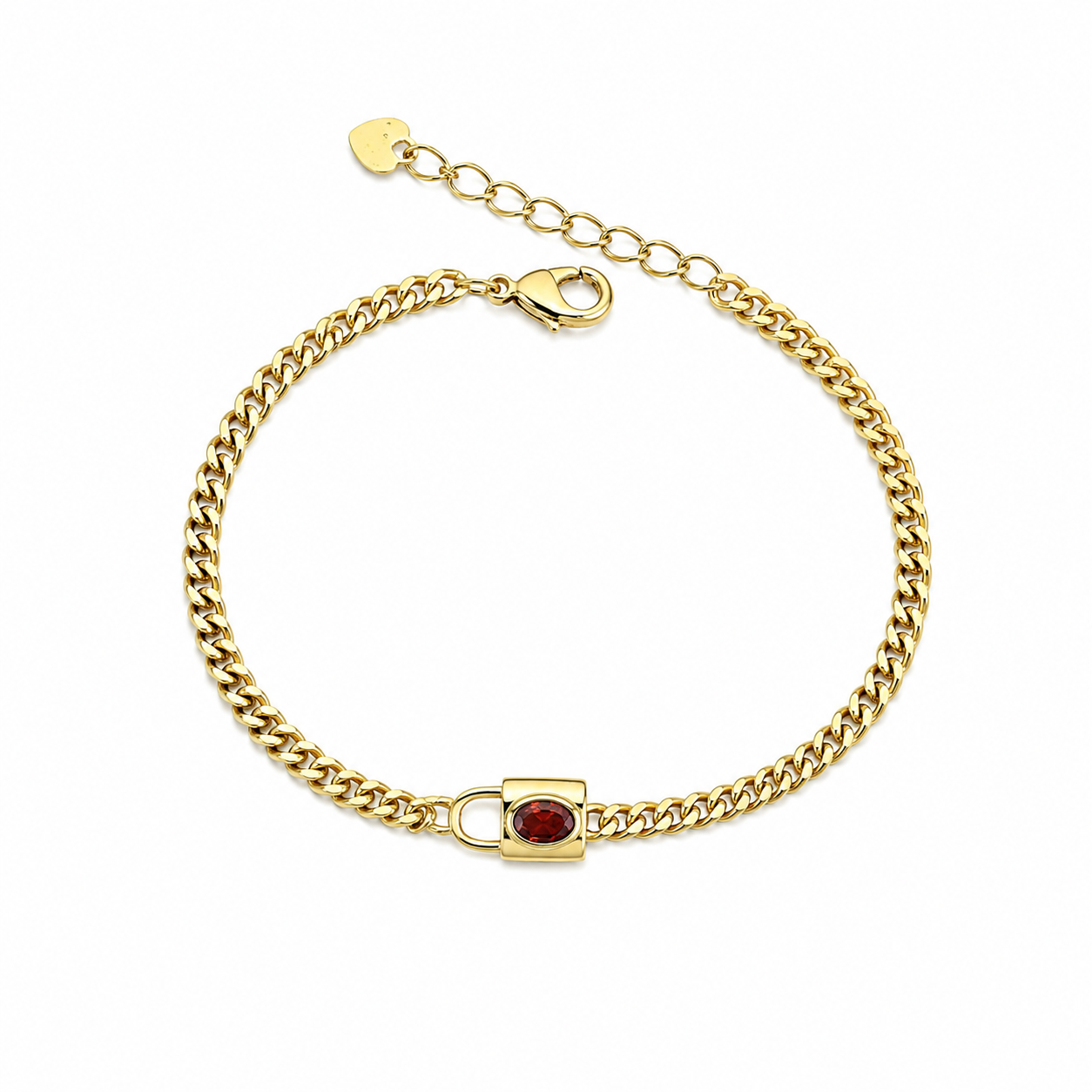 Colored Lock Bracelet