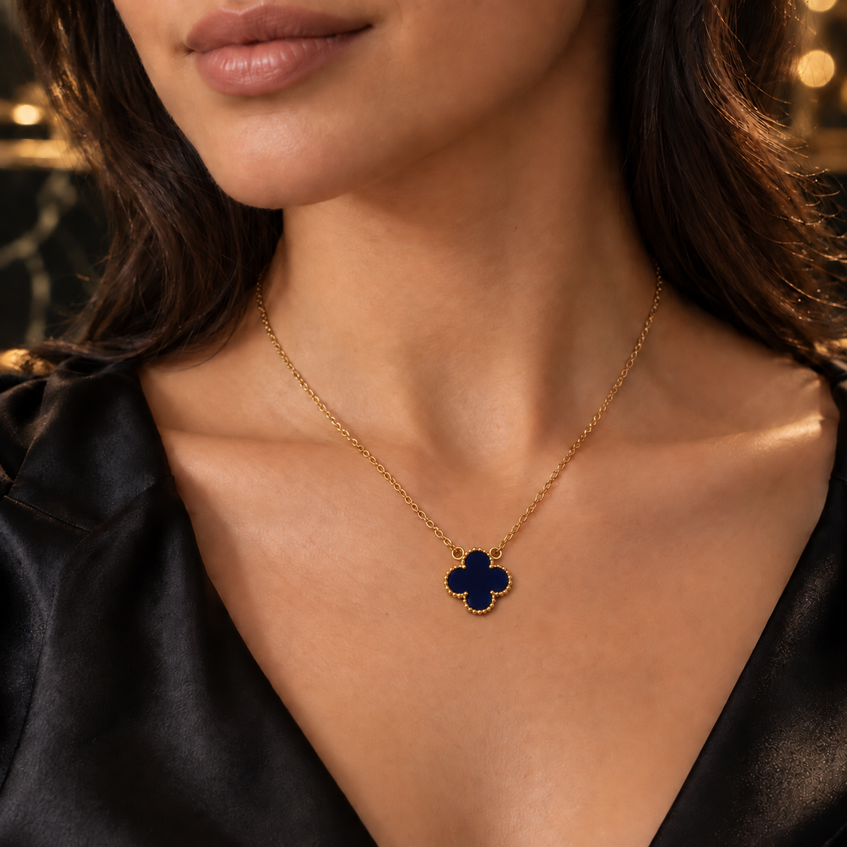 Vip 1 Flower Clover Necklace