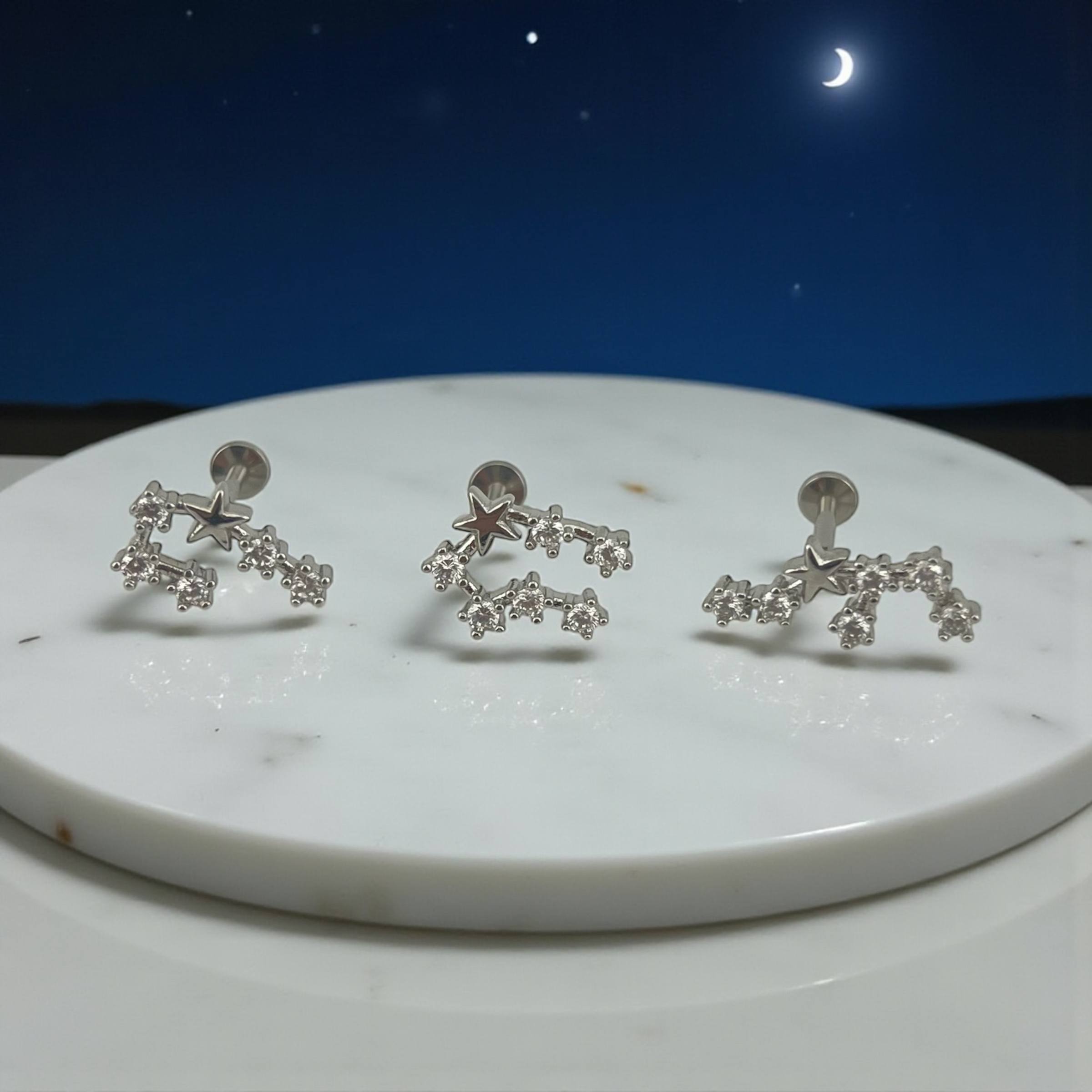 Zodiac Stellar Orbit ear piercing🌟✨