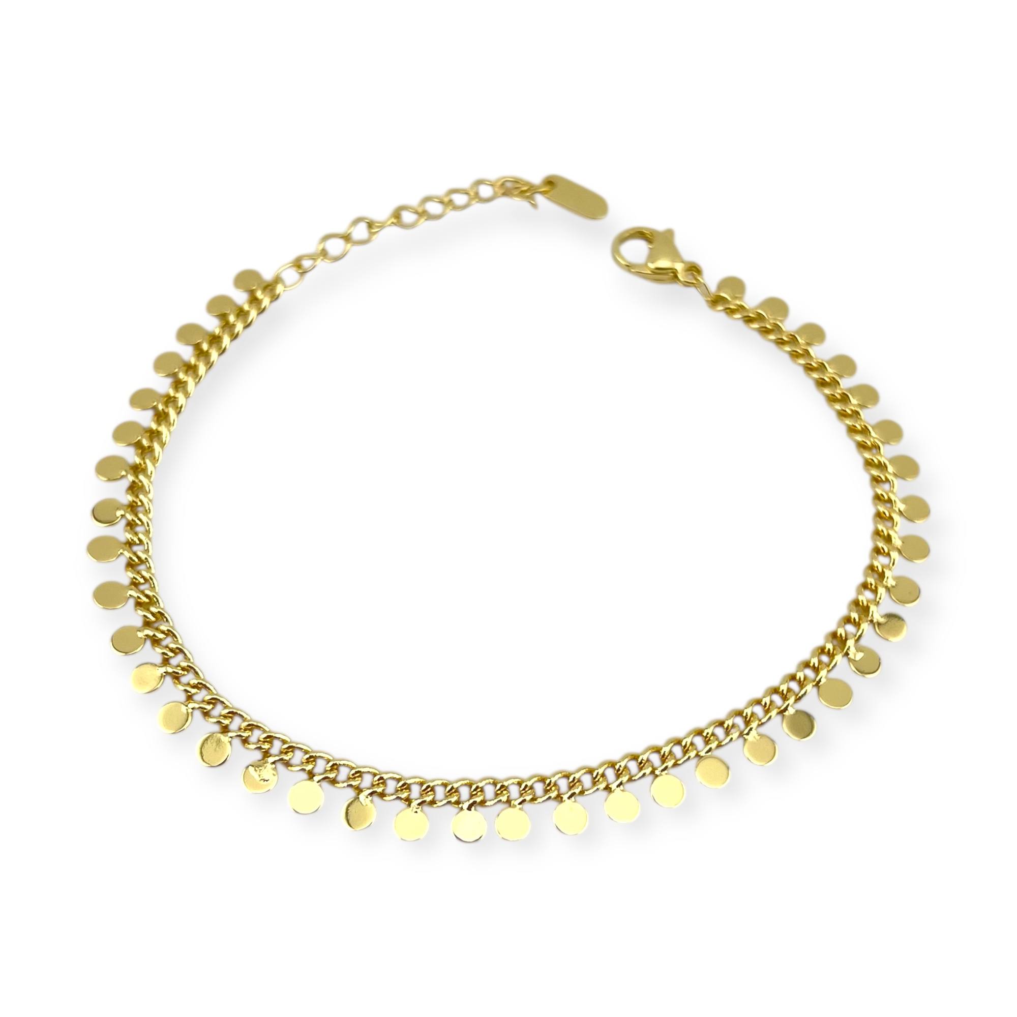 circle “Golden Dots” 18K Gold-Plated Bracelet