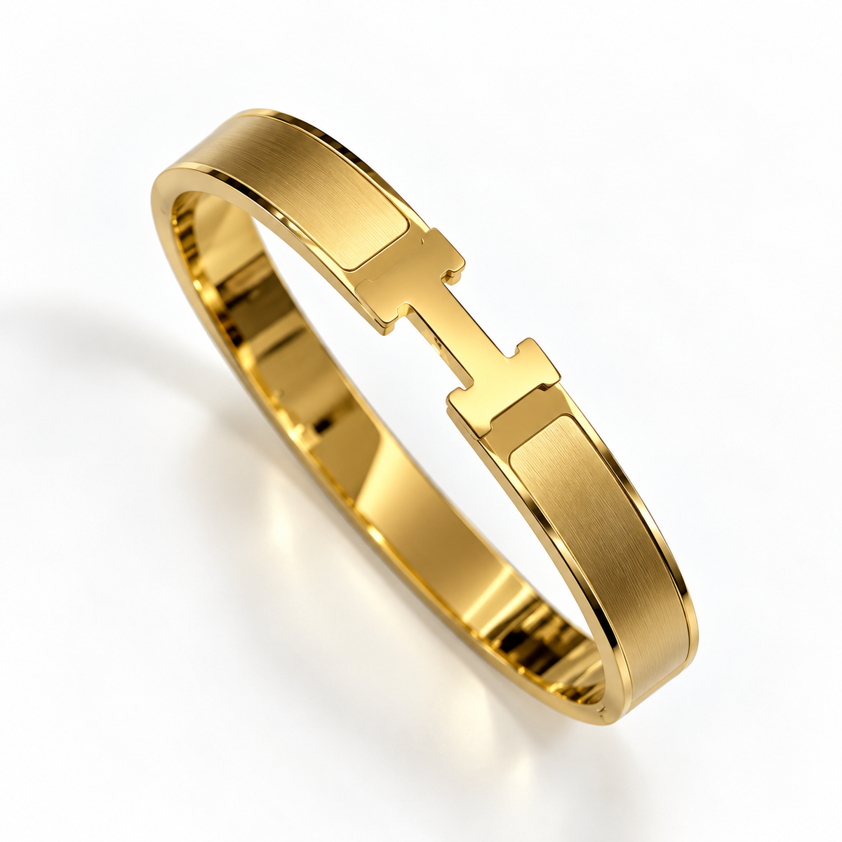 VIP H Enamel Interlock BANGLE – Multiple Colors