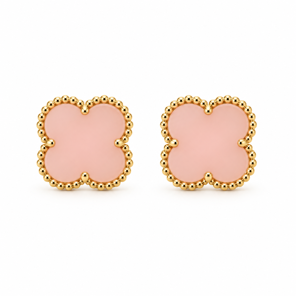 Clover Stud Earrings – Multi-Color Collection