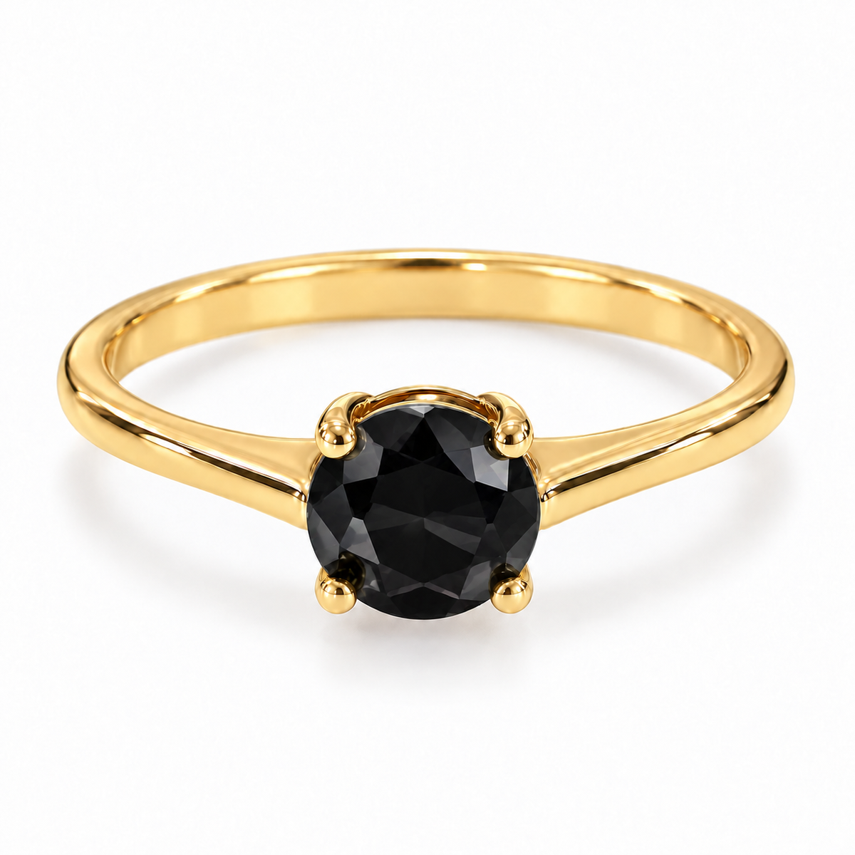 Aura solitaire Ring – Gold