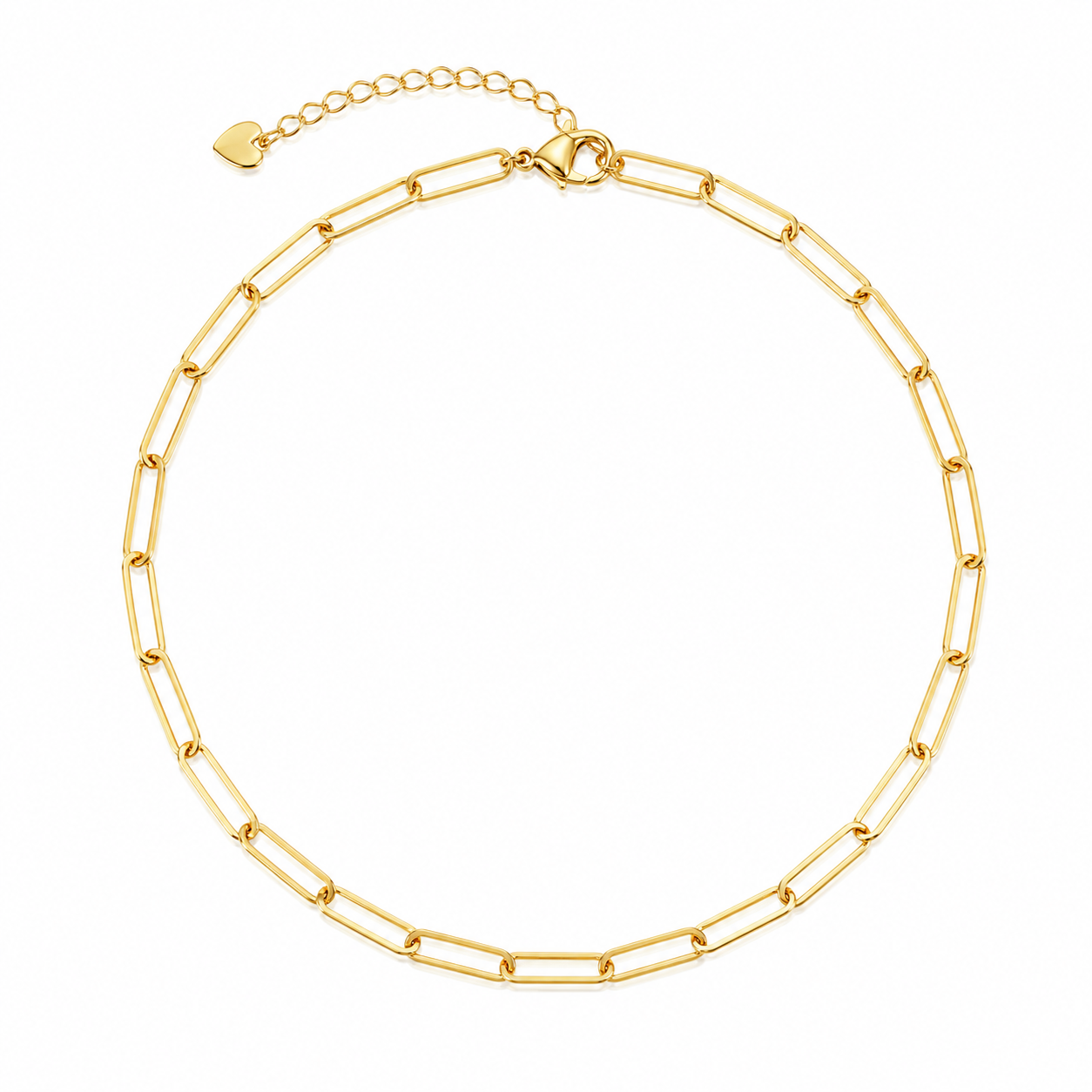 Paperclip Chain Anklet