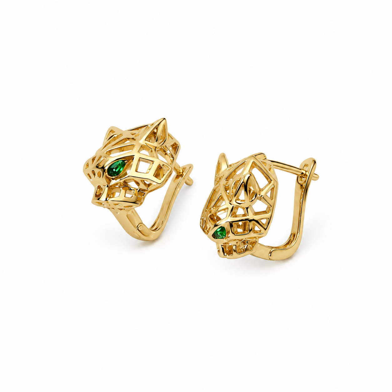Lion Head Earrings