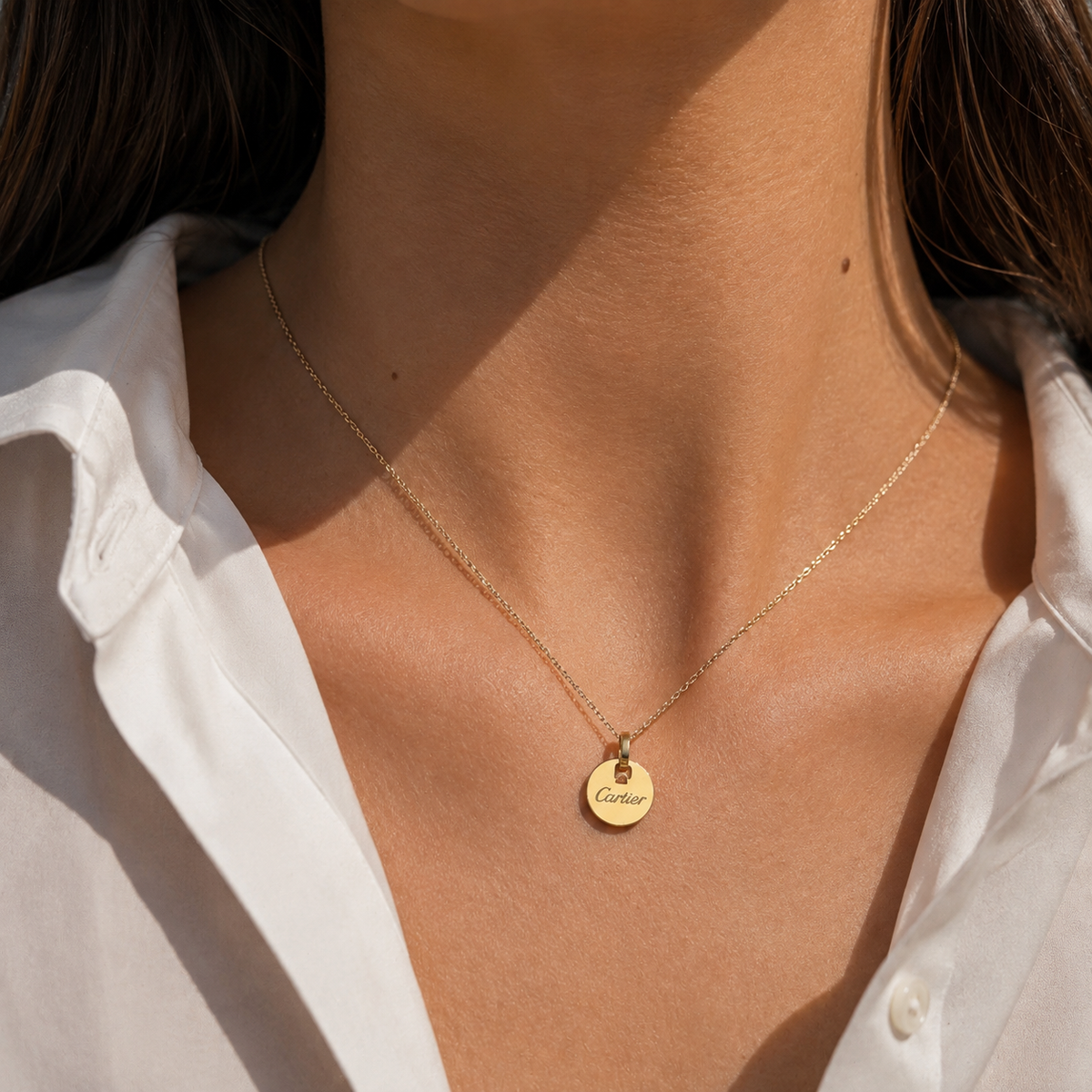 Charm Pendant Screw Motif Necklace | Poshewix – view 2