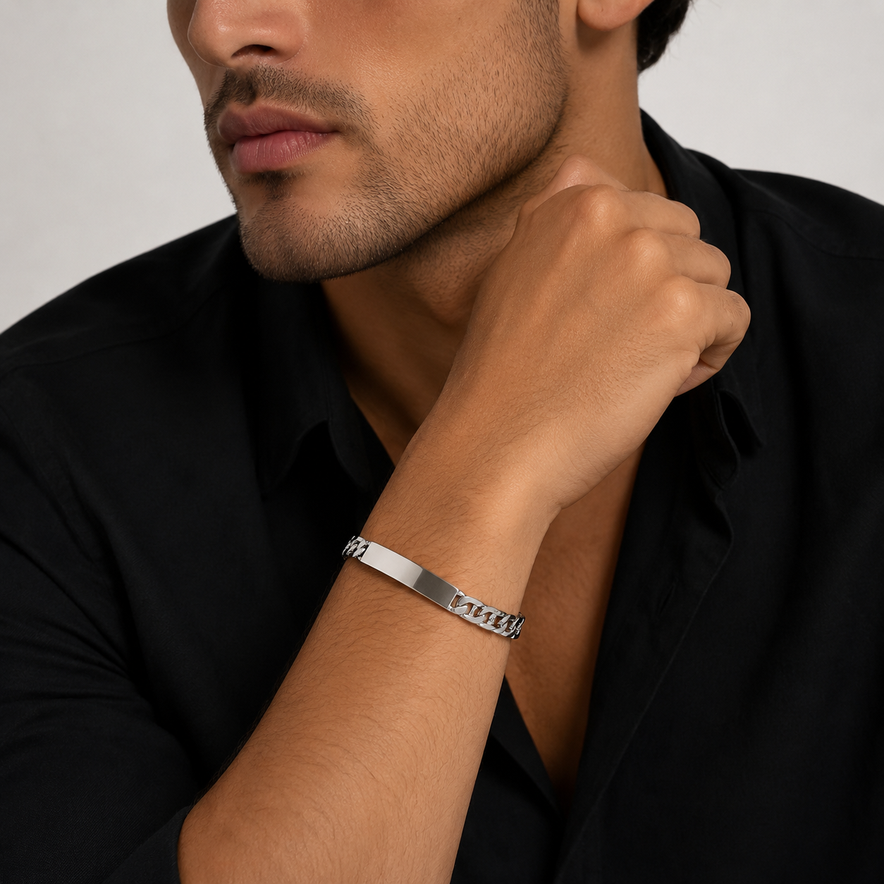 Silver 925 strip mirror Bracelet