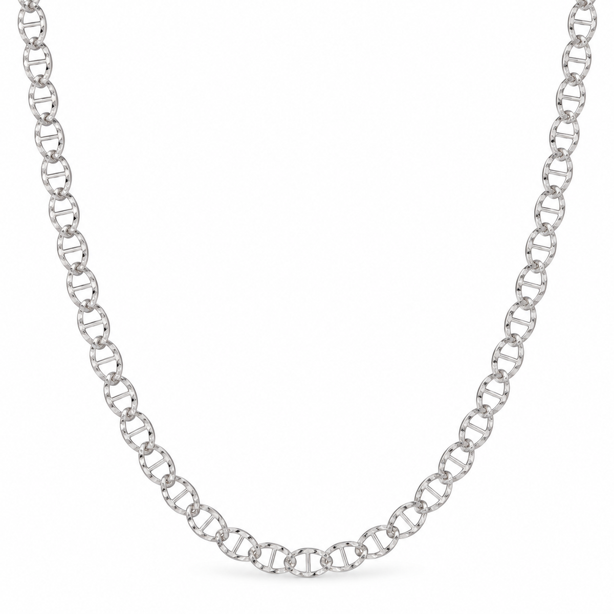 Silver 925 Classic Link gucci Motif Chain