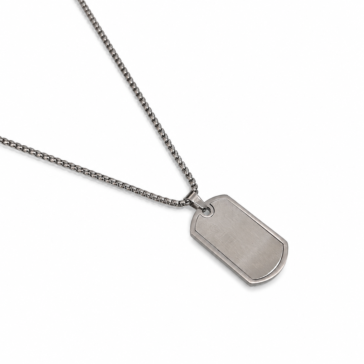 Men’s Tag Necklace –(60 cm)