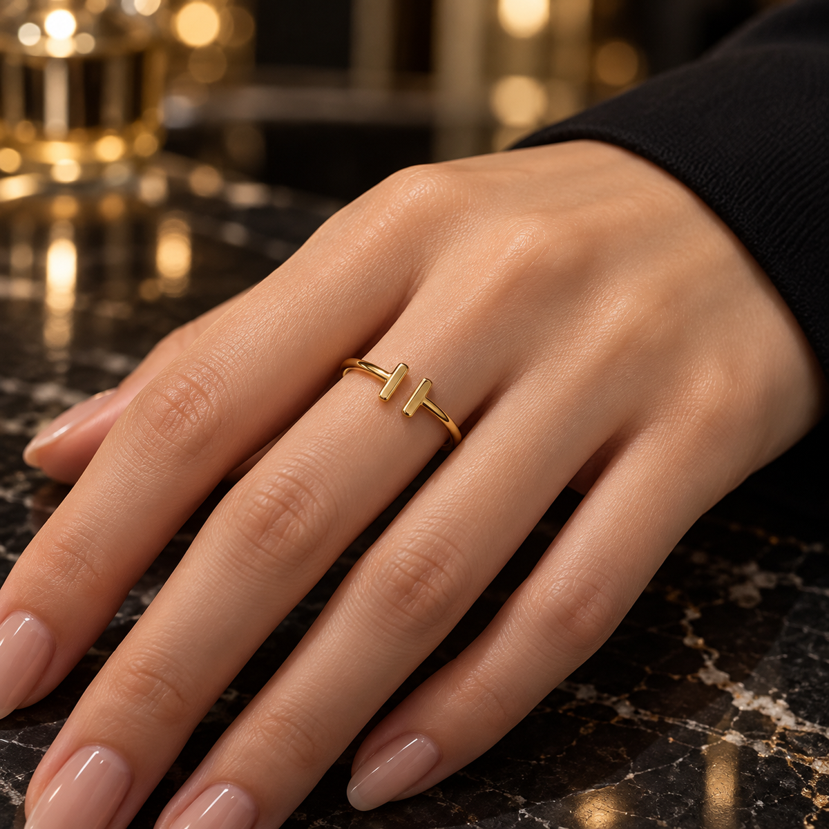 Open minimalist Link ring