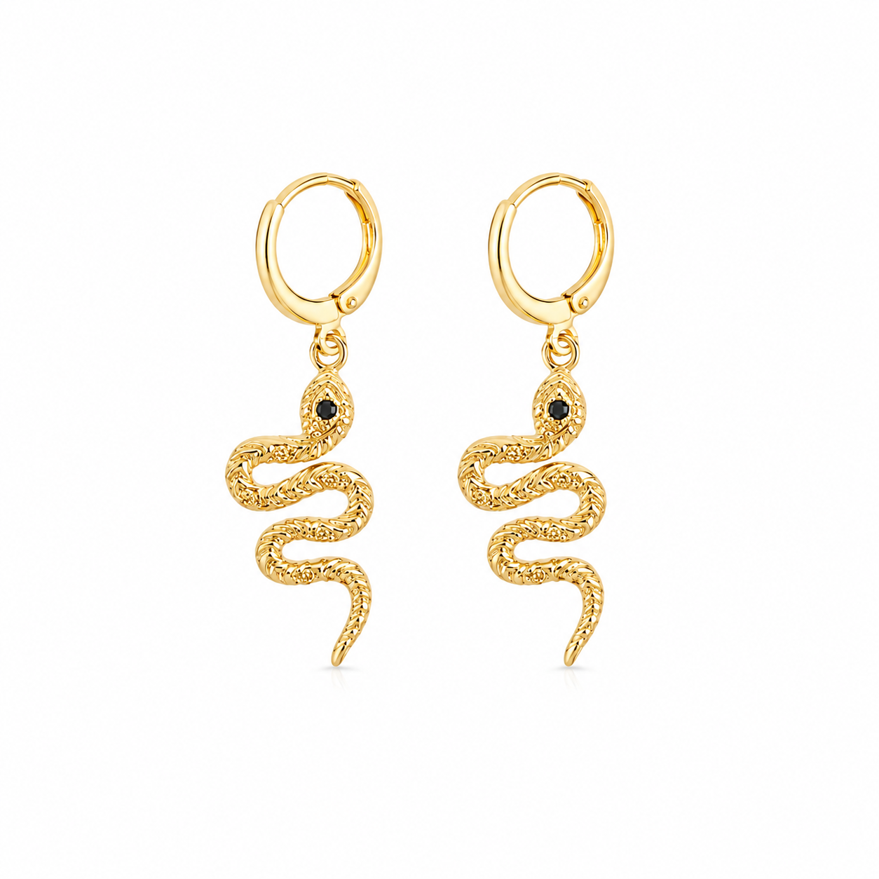 Snake Drop Earrings