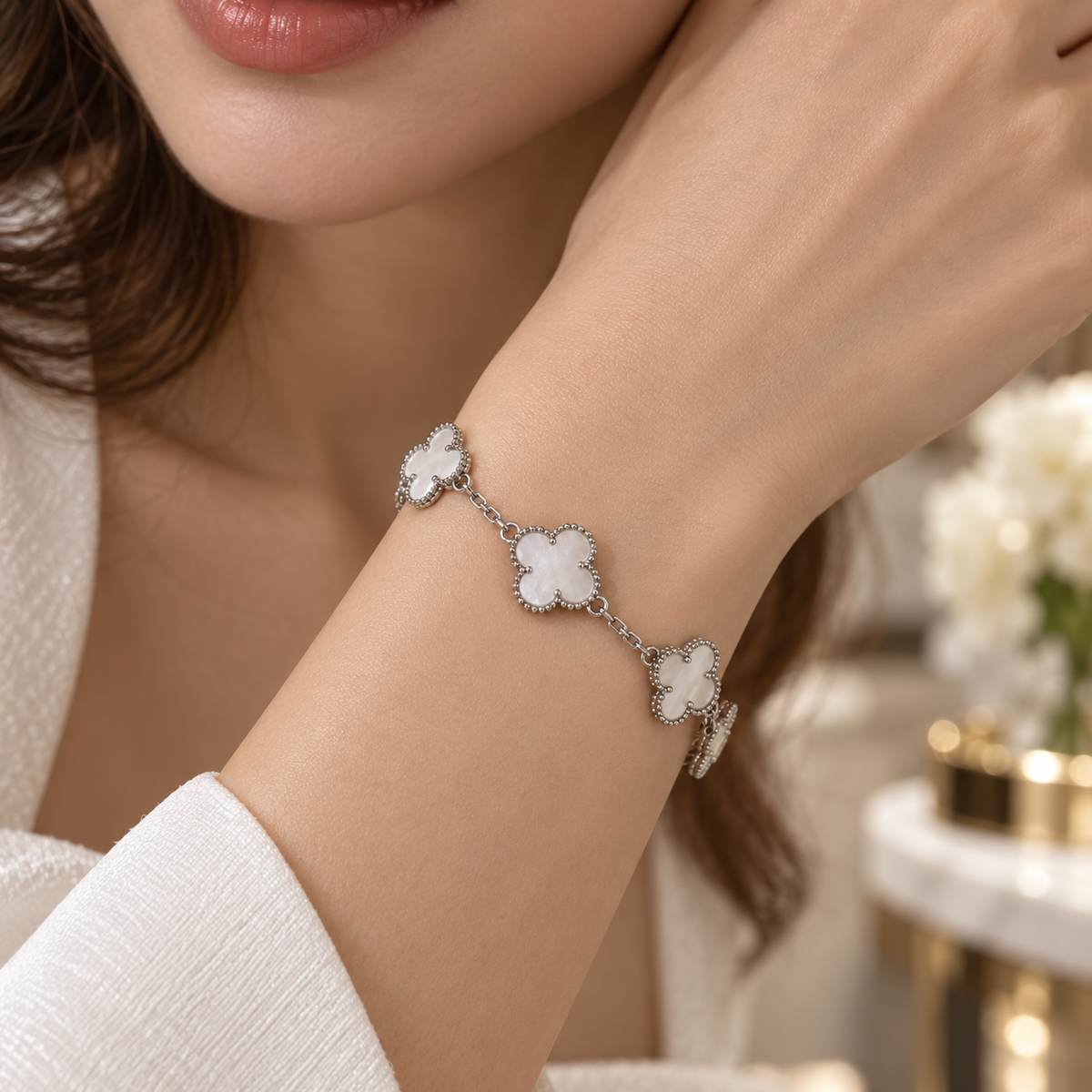 Seda plus Charm Clover Bracelet – Color Your Elegance