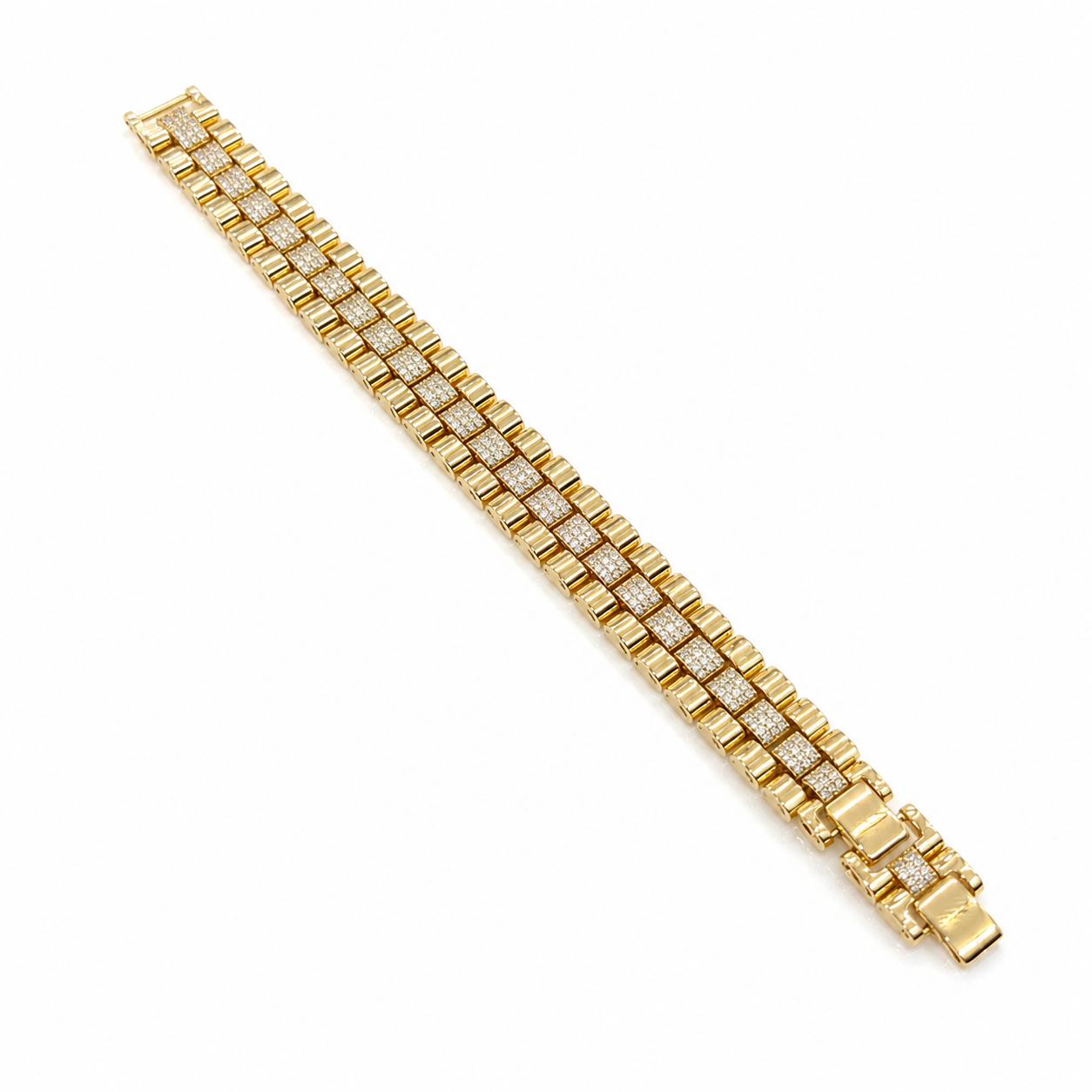 Vip Rolex Centered Crystal Bracelet(12mm)