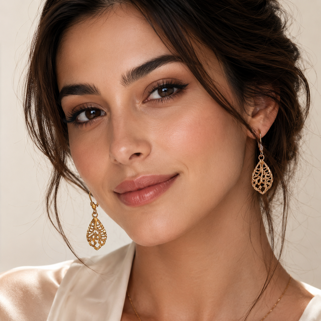 RoseGold Butterfly Wing Earrings