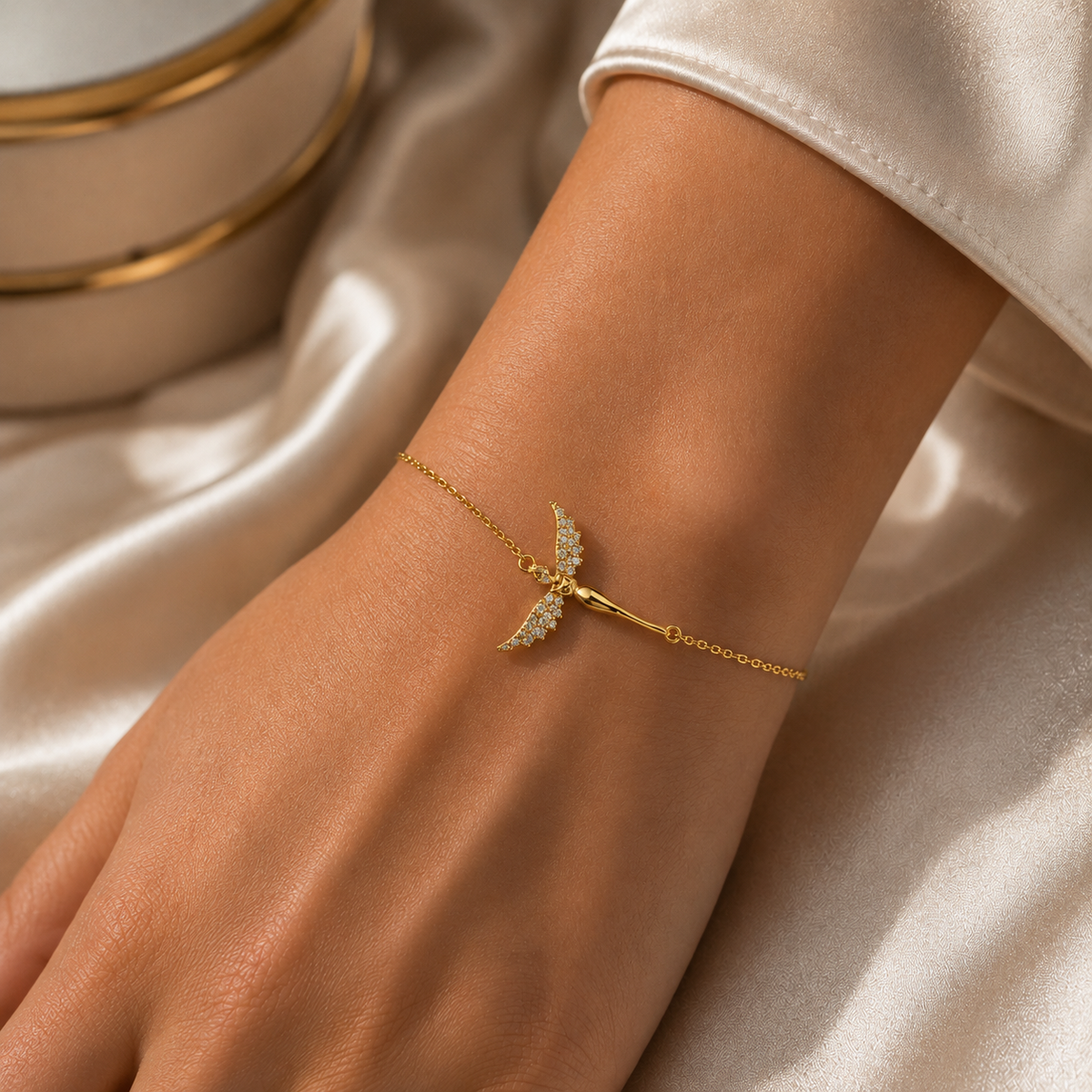 Crystal Angel Bracelet