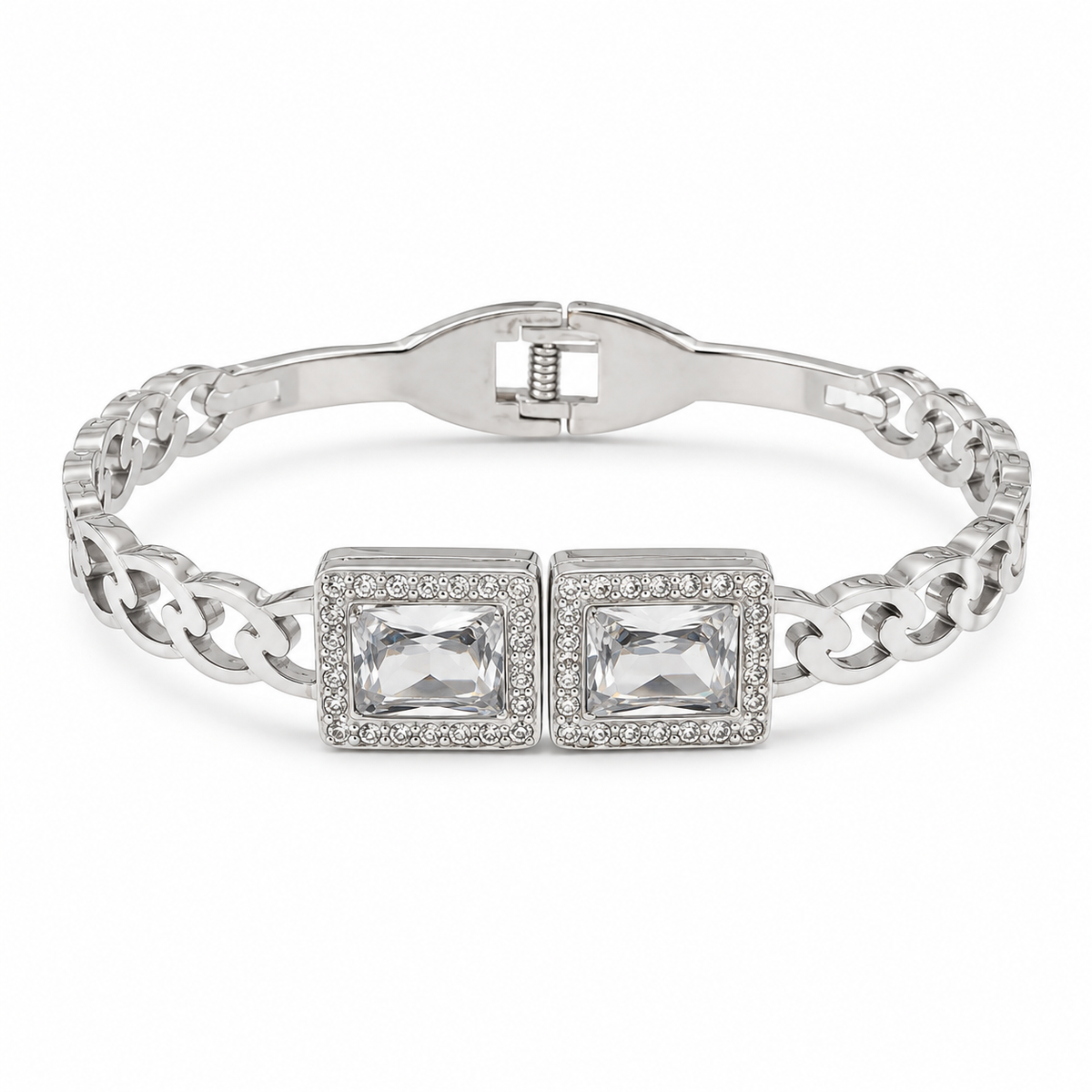 Radiant Double Gemstone Bracelet (Gold & Silver)