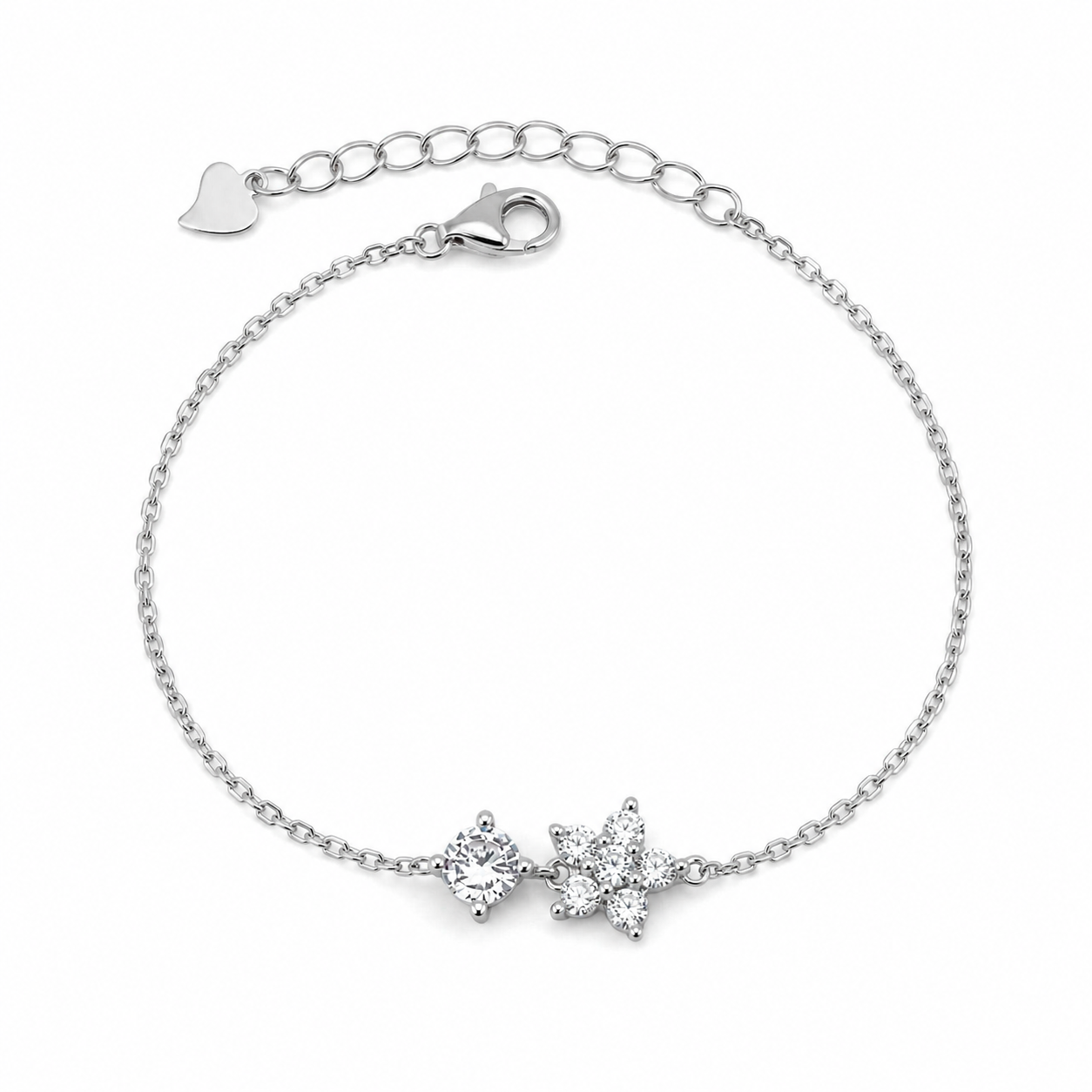 silver 925 Twin Sparkle Bracelet ✨
