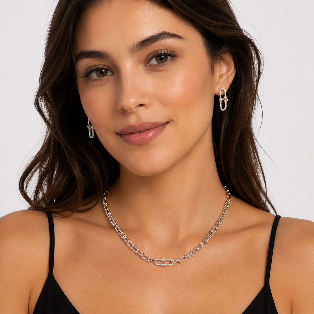 tiffany Silver Linked Elegance Set