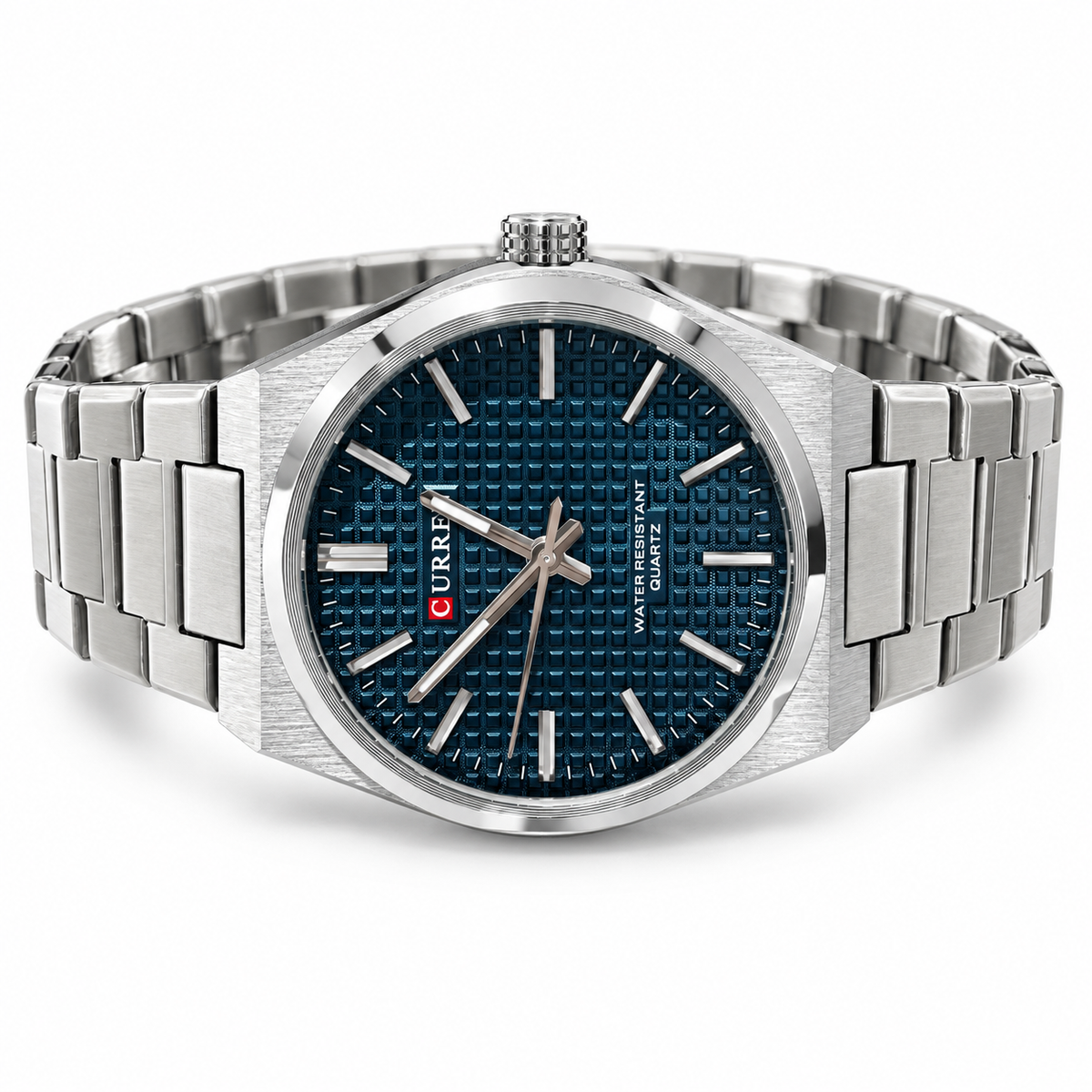 Curren Men’s Textured Dial Watch(man)