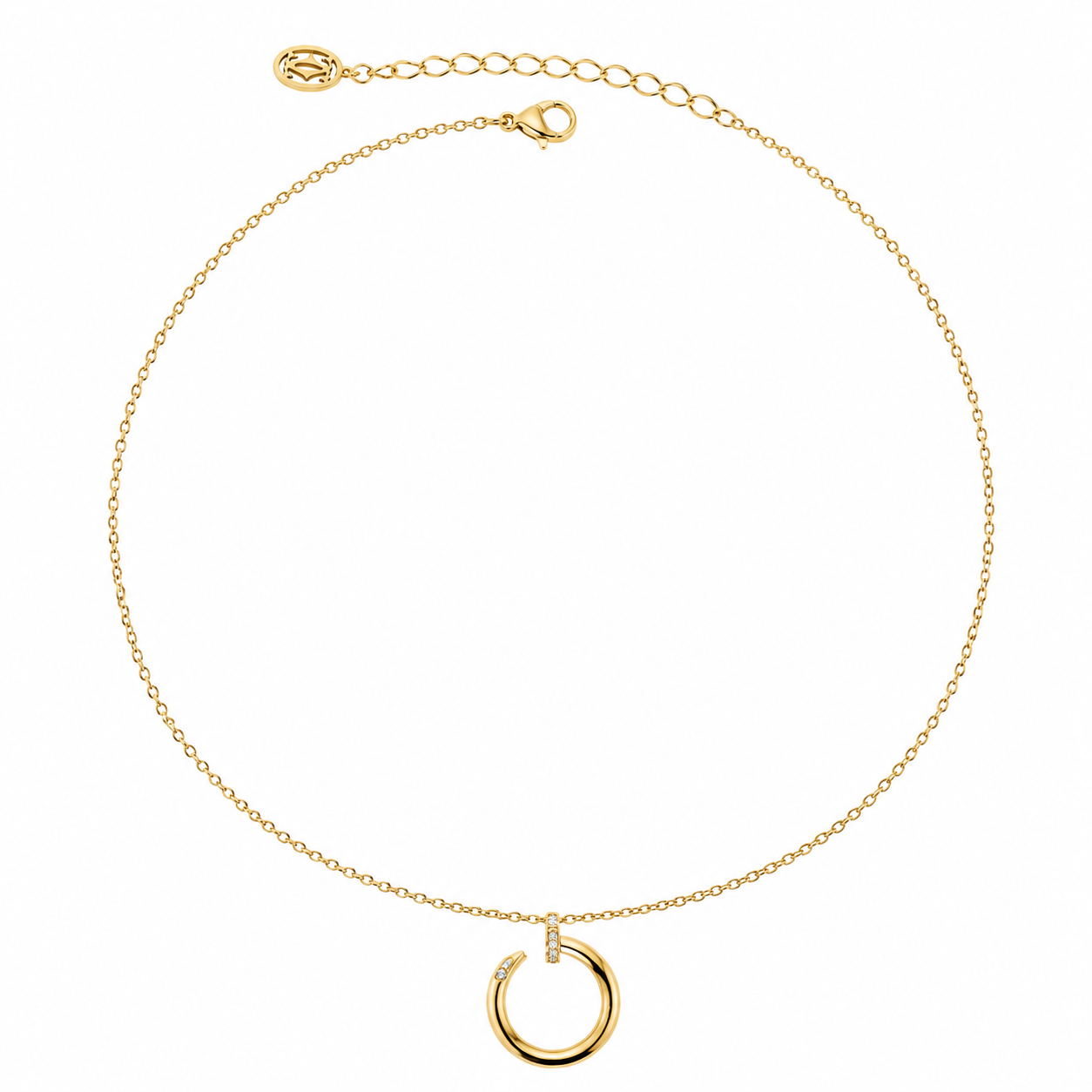 Golden Cartier Necklace – 18K Gold-Plated
