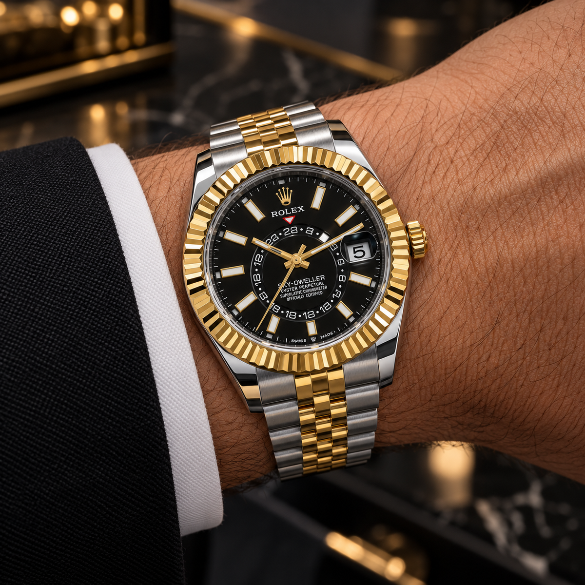 Role-x Two-Tone Classic Men's Watch(triple A)(man)
