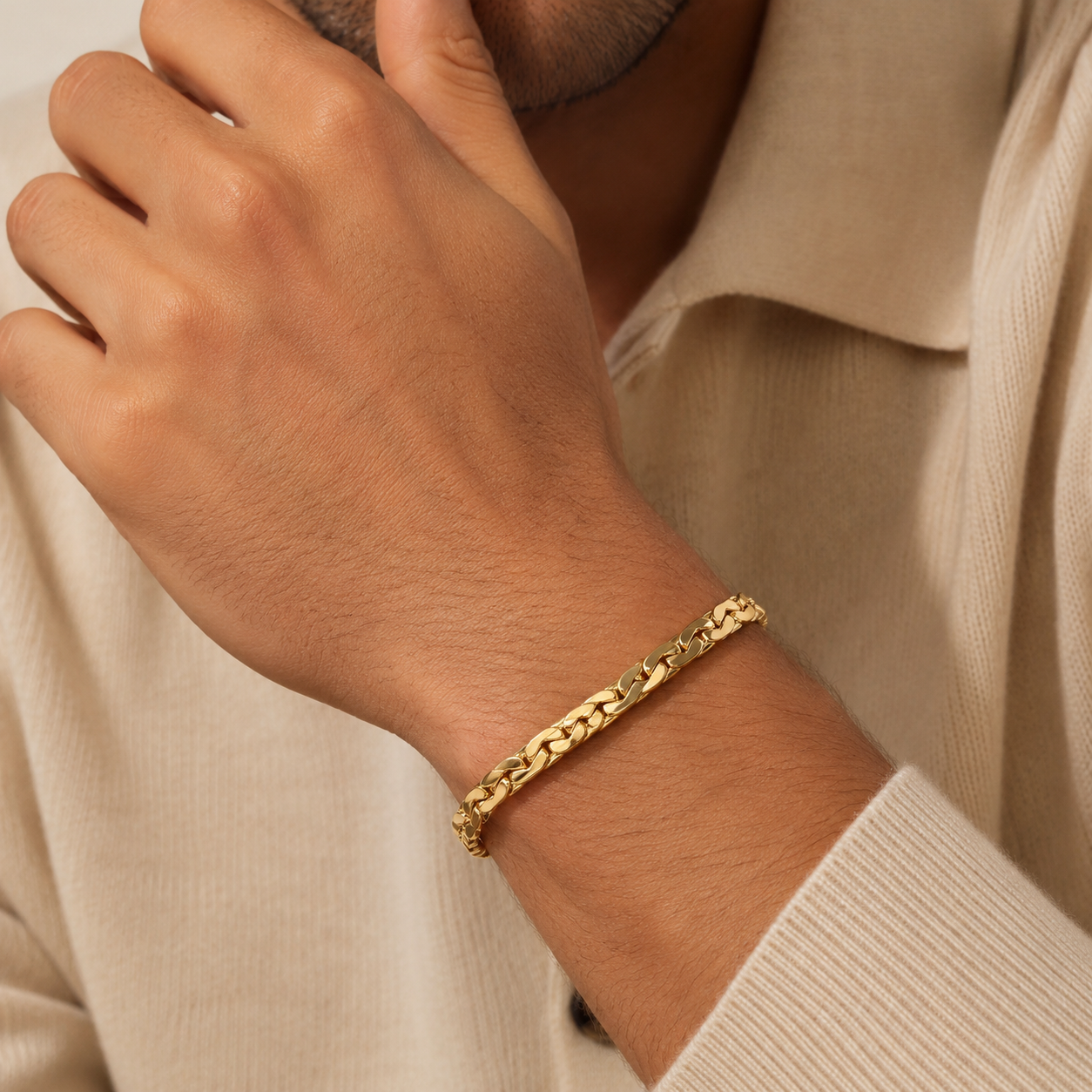 un-Link Chain Bracelet(6.8mm-19cm)