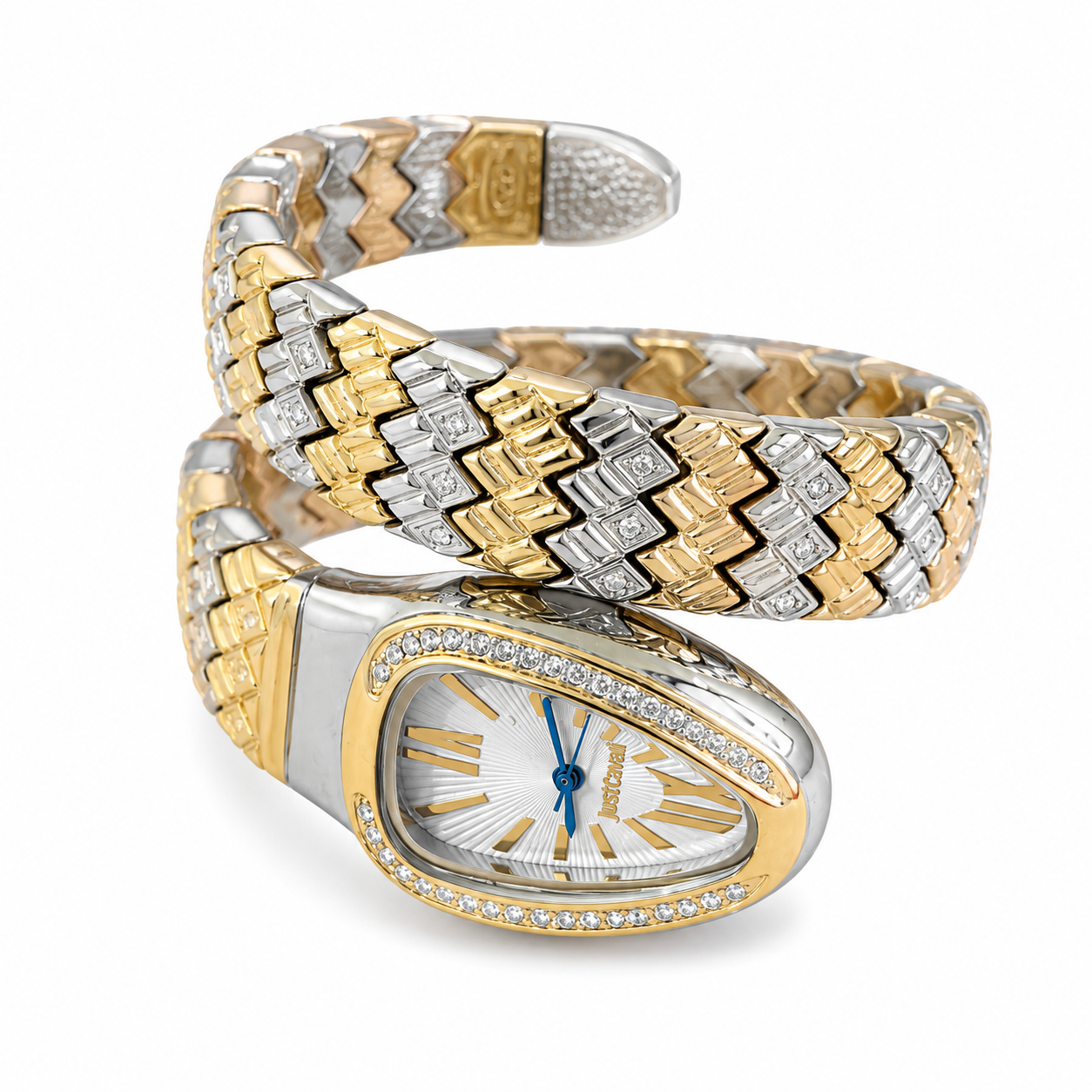 Bvulgari Serpentine two tone Luxe Wrap Watch