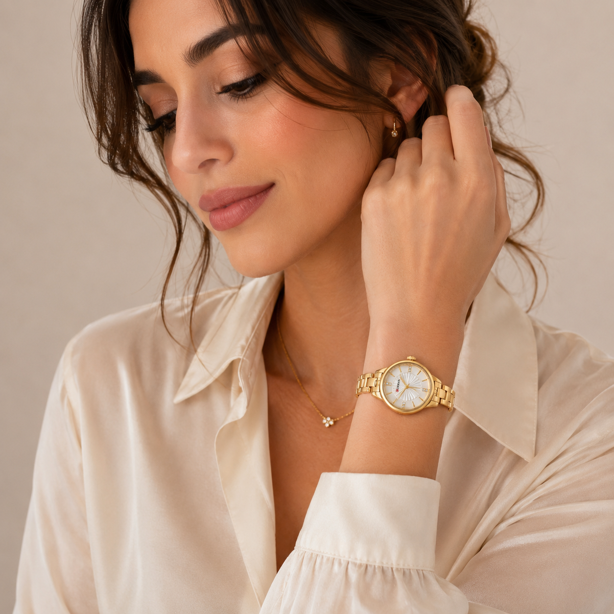 Curren Radiant Sunburst Watch –(woman)
