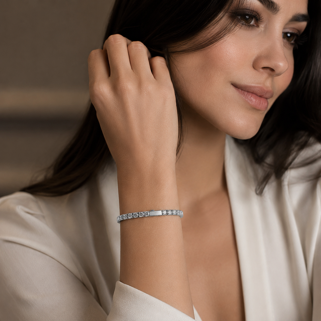 316L Stainless Steel Tennis Bracelet – (4 mm)