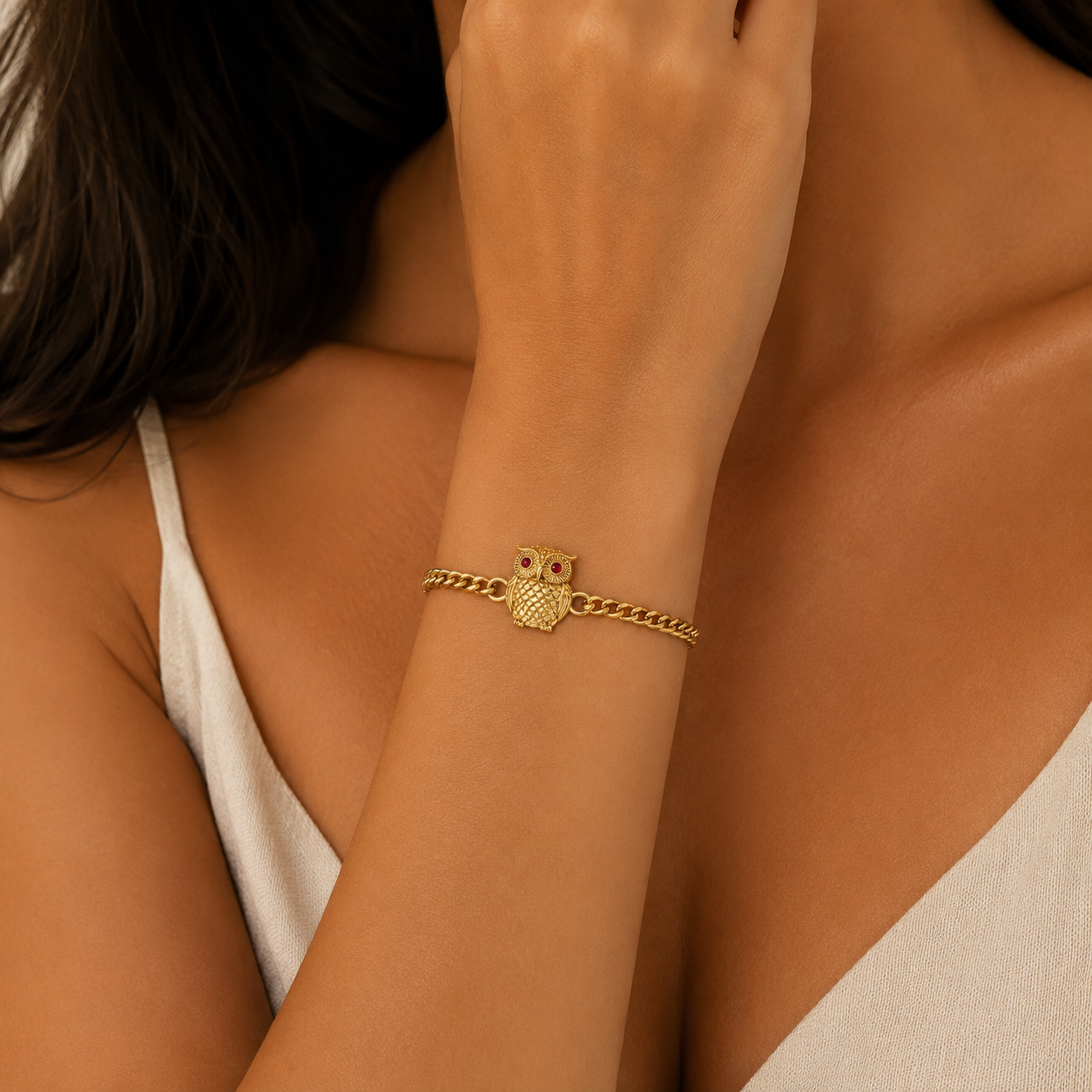 Owl Charm Bracelet