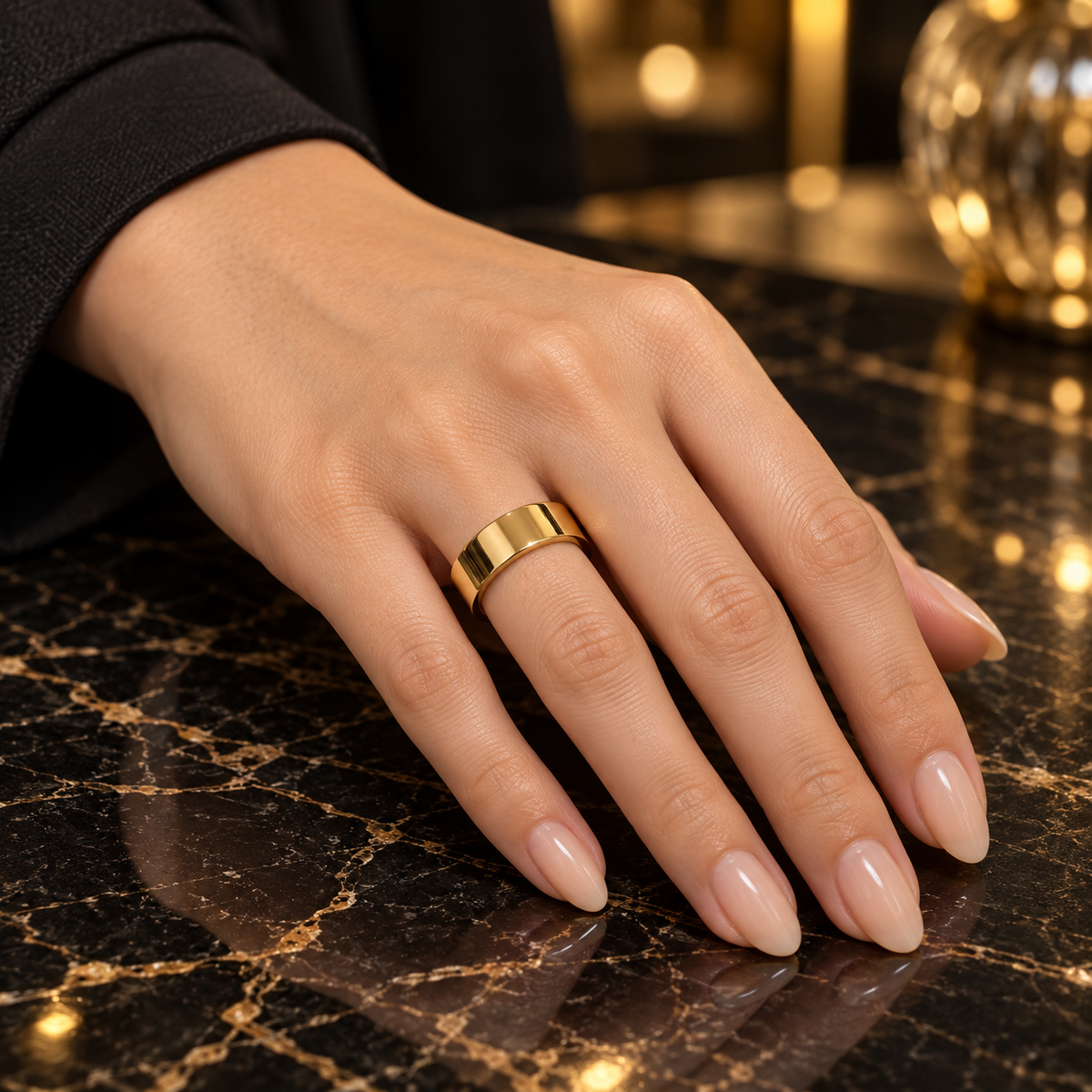 Classic Gold Band wedding Ring – Just Gold