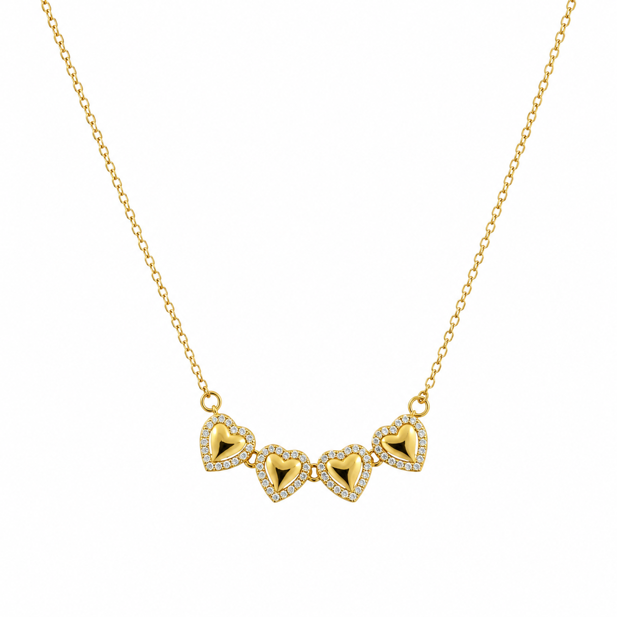 Convertible Clover Heart Necklace (2-in-1)