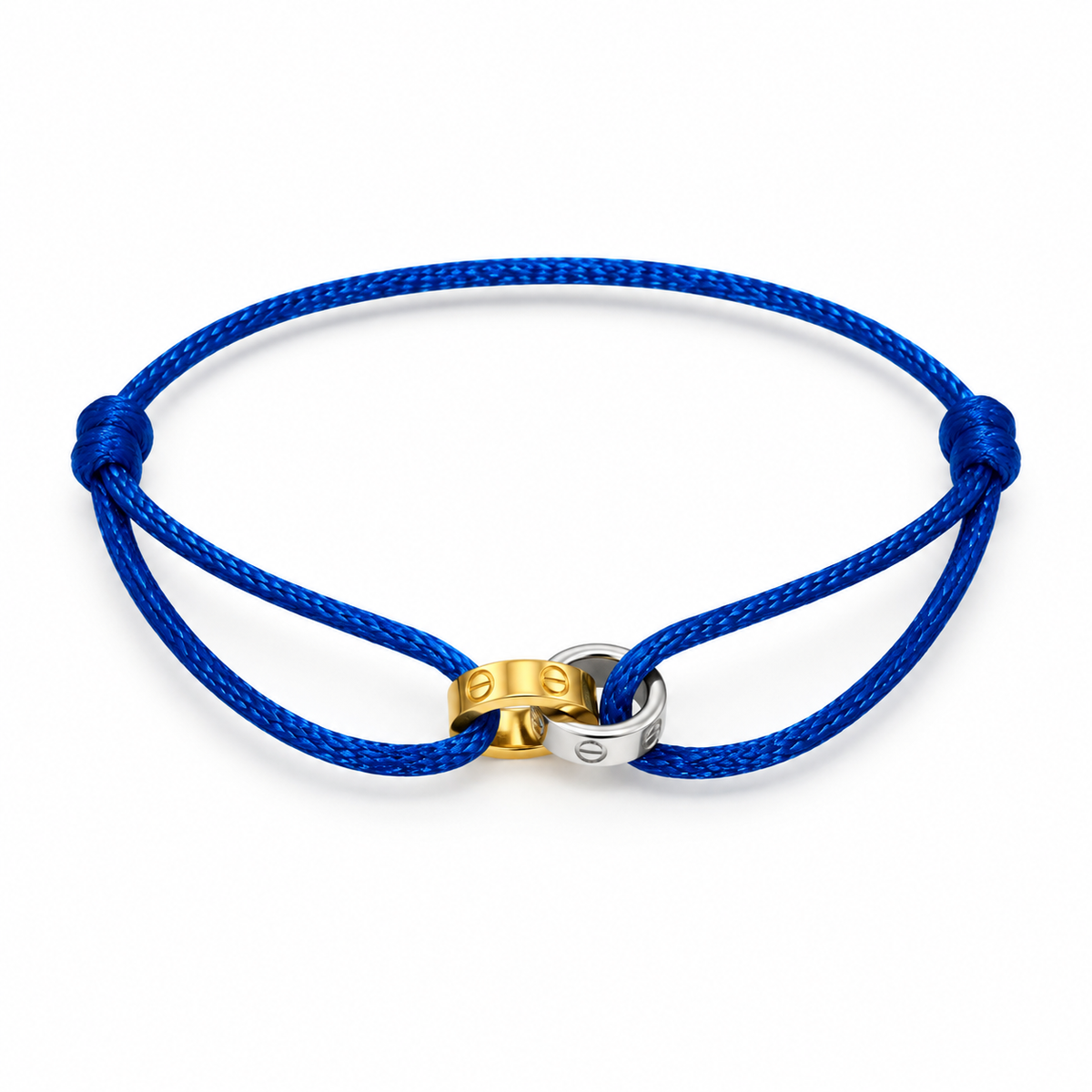 Love dual color Cord Bracelet – Adjustable Unisex Design