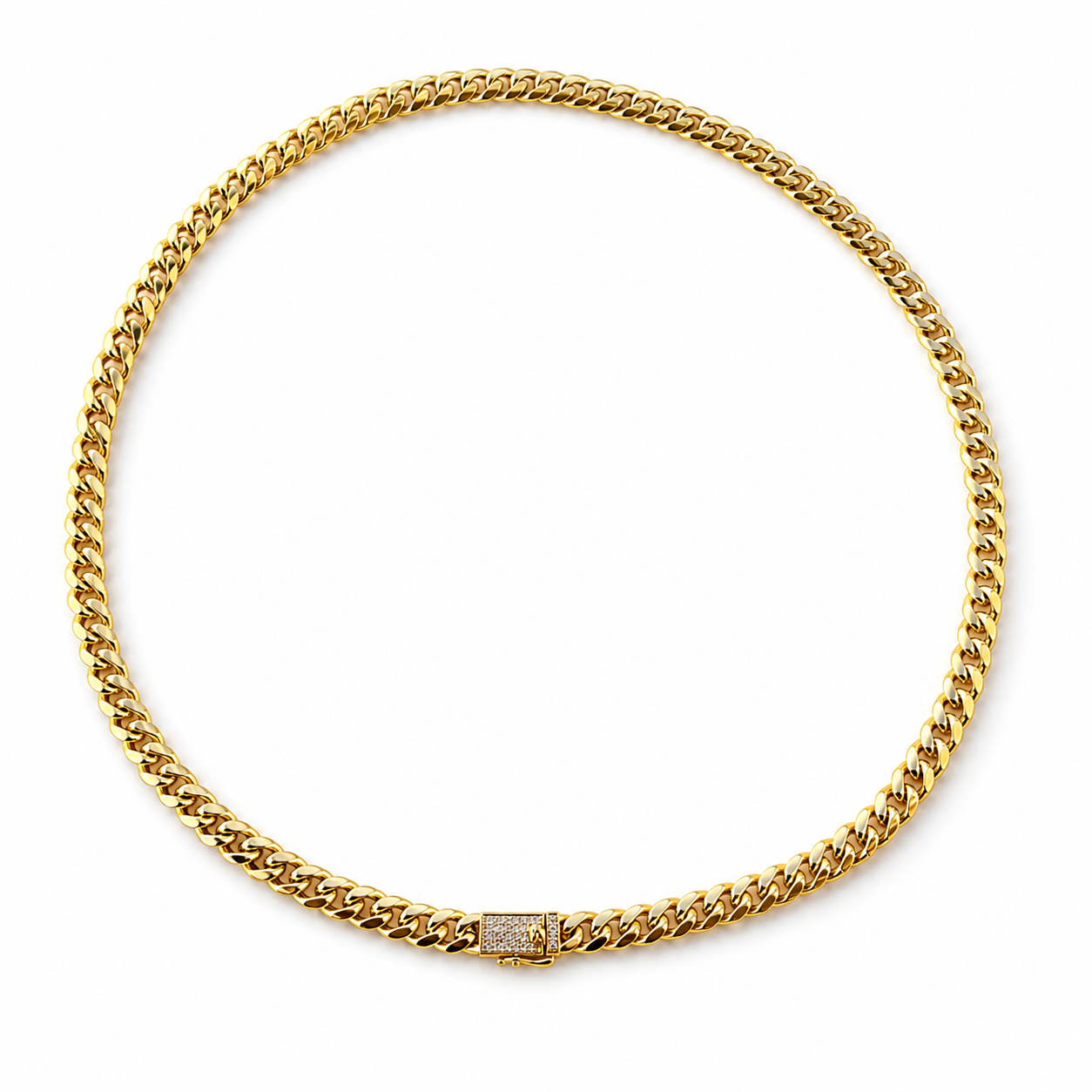 Bold Cuban Link Chain Necklace 💛✨