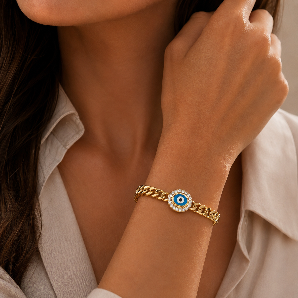Luxe Evil Eye Protection Bracelet 🧿