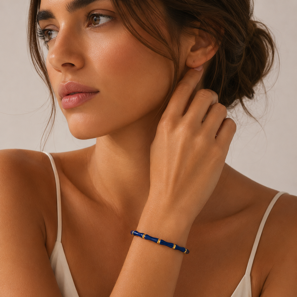 Bamboo Charm Bangle