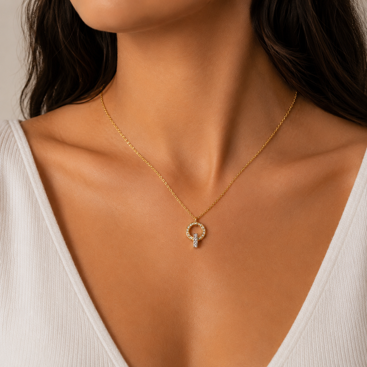 Interlocking Circle Necklace