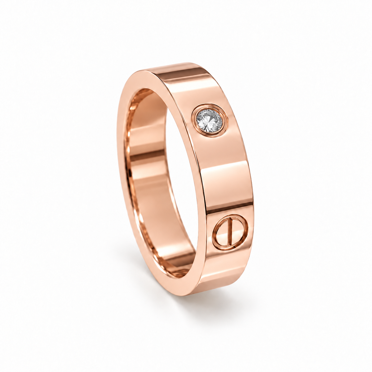 Strass Love Ring