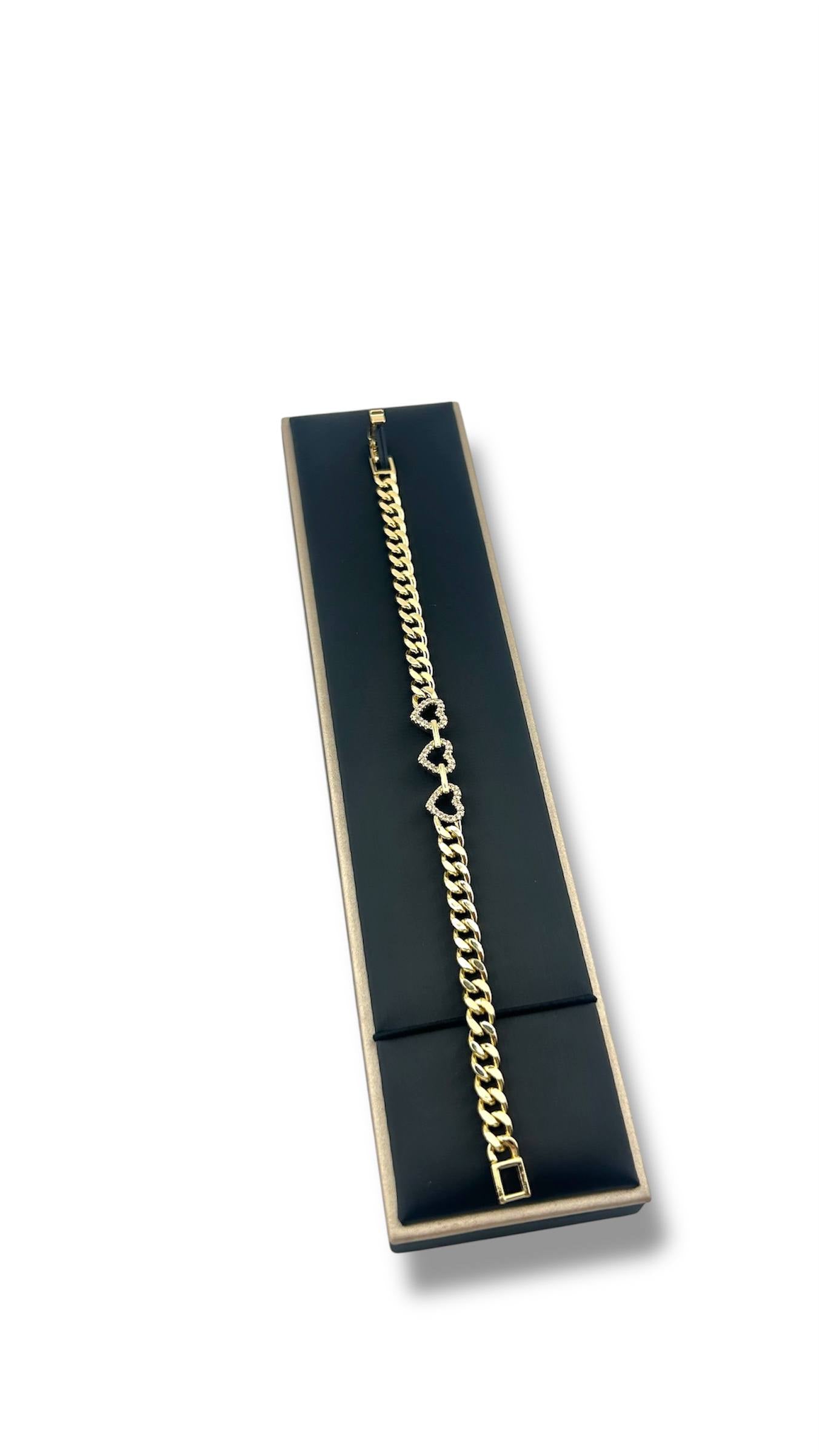 Linked Hearts Bracelet