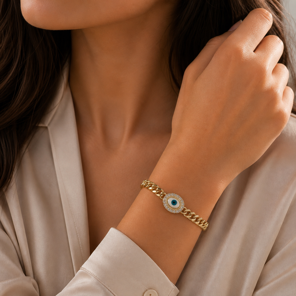 Luxe Evil Eye Protection Bracelet 🧿