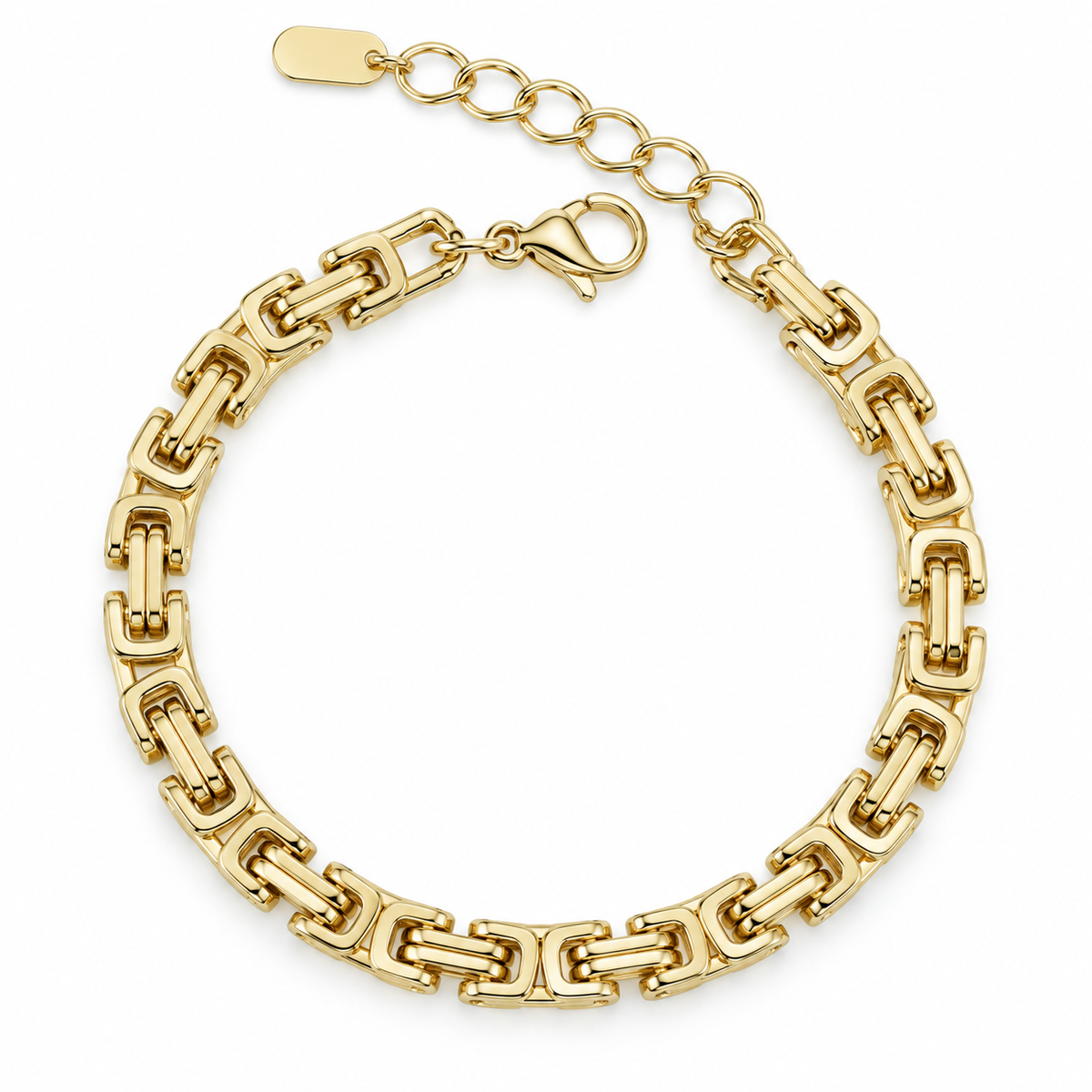 “Eternal Link” 18K Gold-Plated Bracelet 💫
