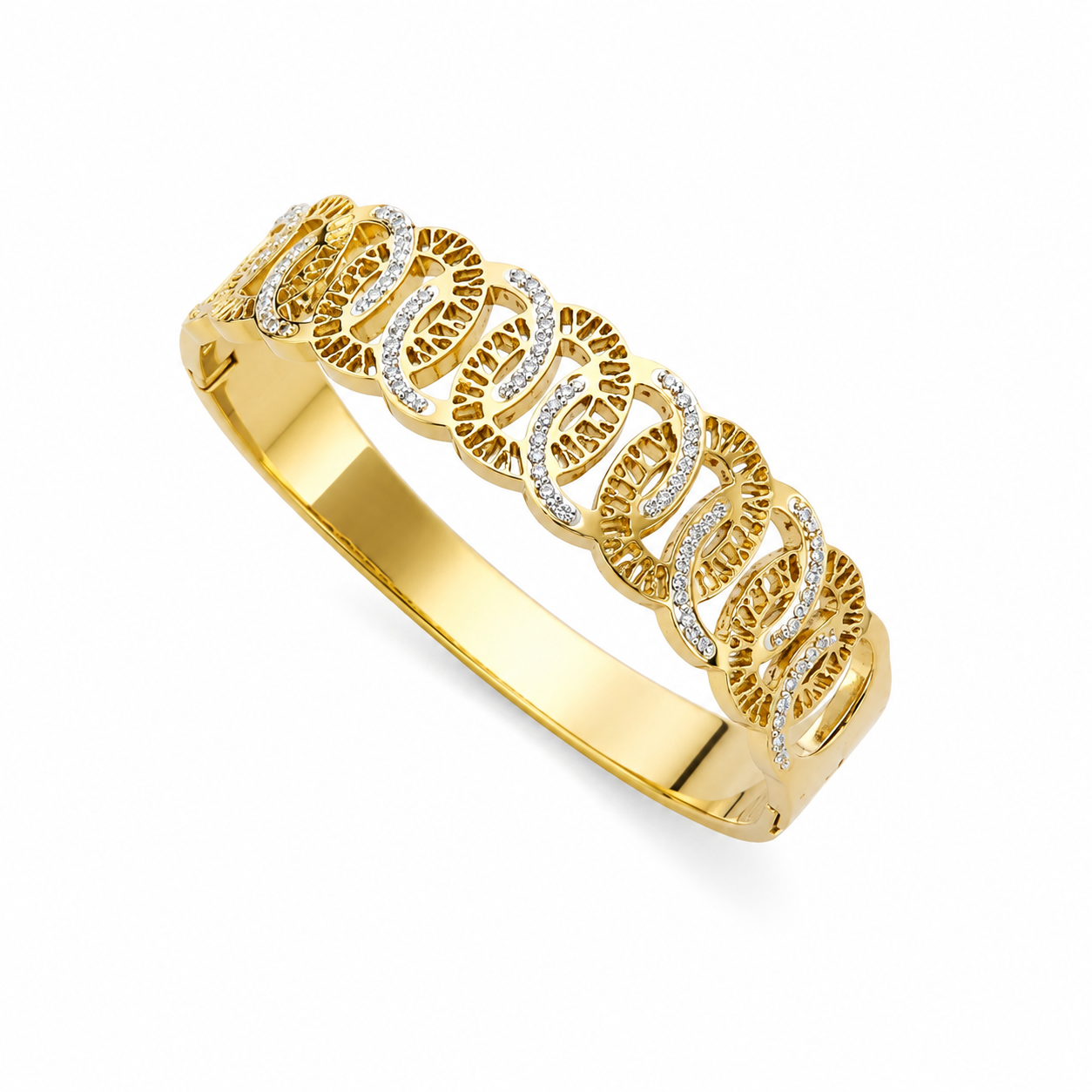 Luxe Linked Elegance Bracelet (Gold & Silver)