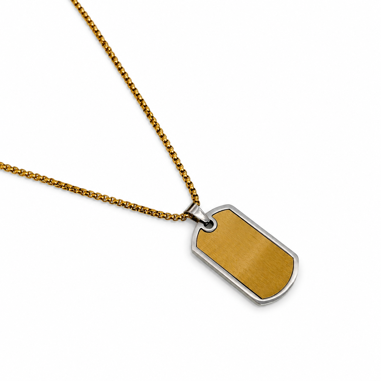 Men’s Tag Necklace –(60 cm)