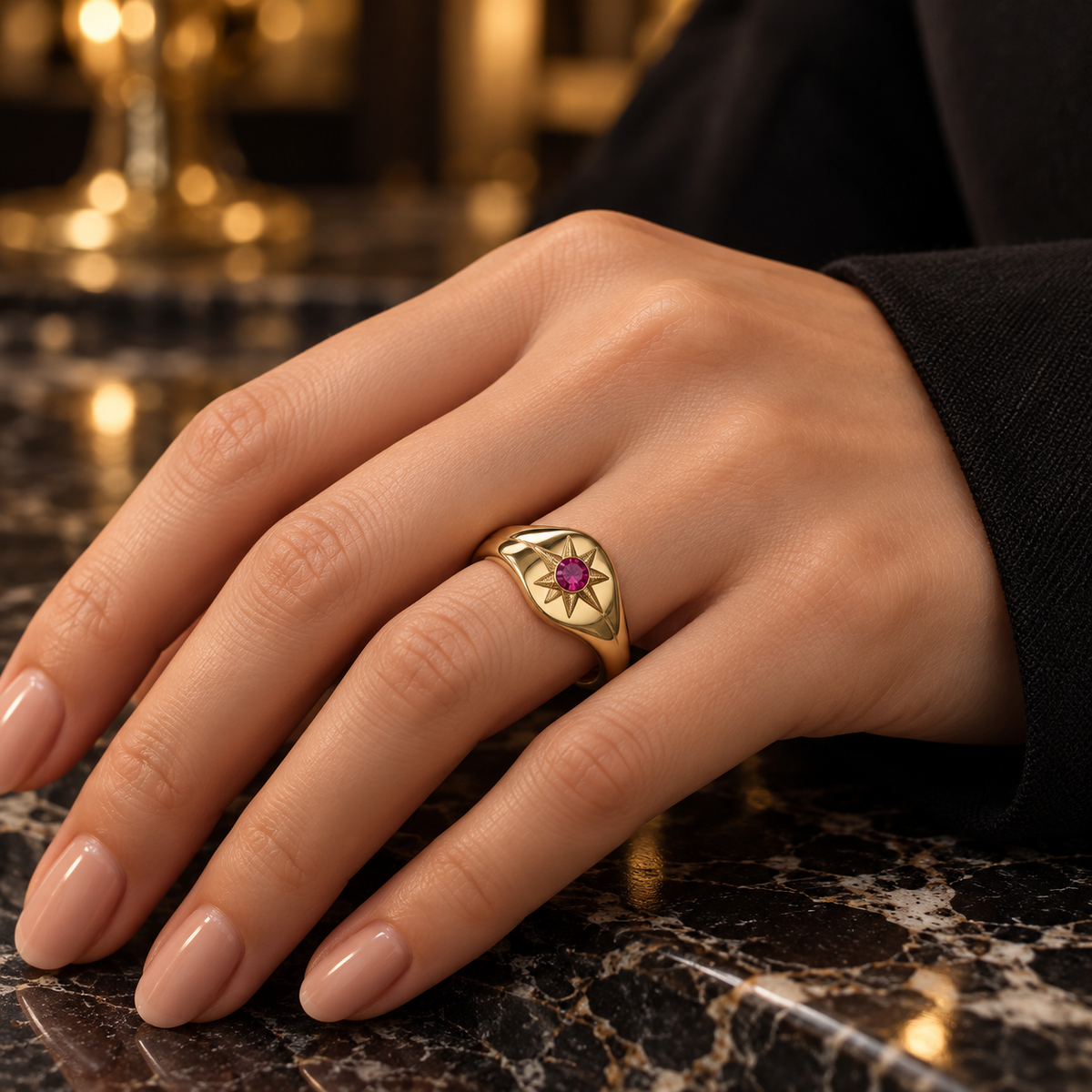 Midnight Star Ring